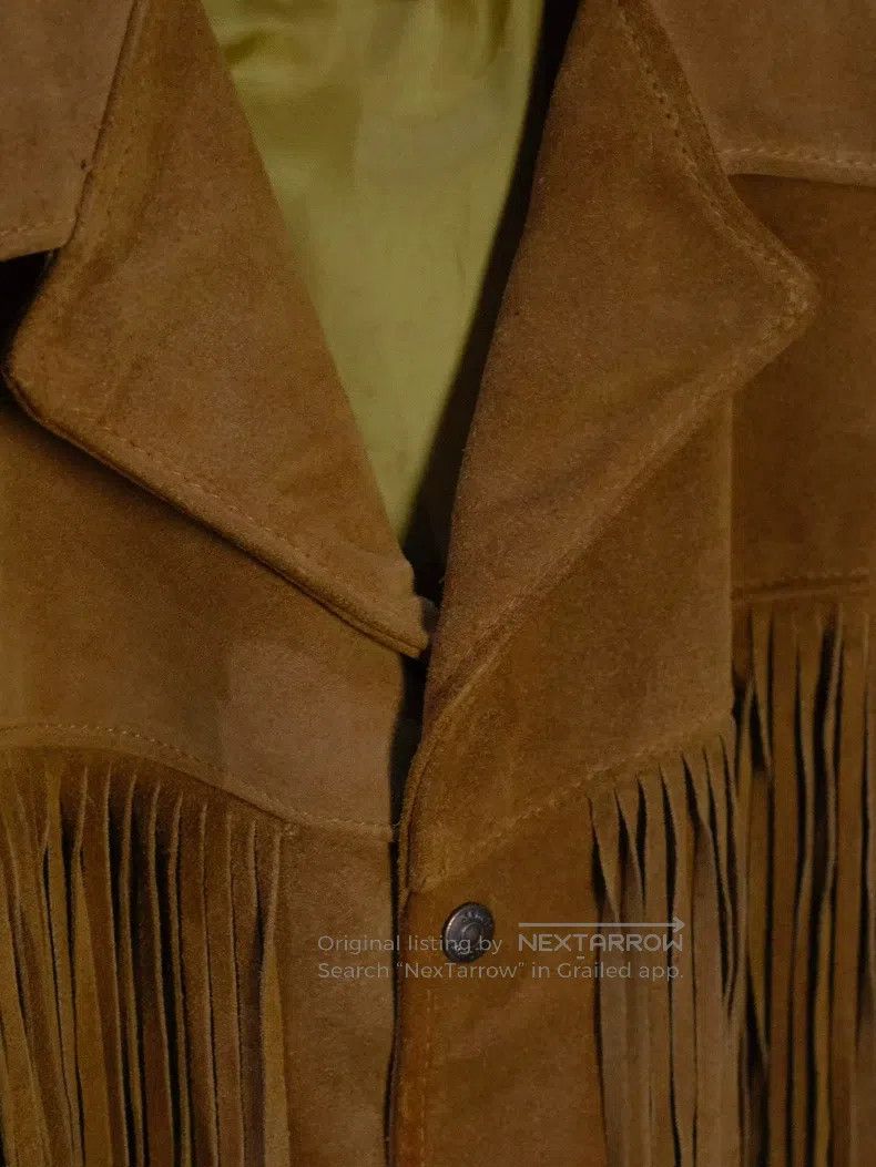 Schott Schott Western cowboy fringed leather jacket suede jacket. Size US S / EU 44-46 / 1 - 4 Thumbnail