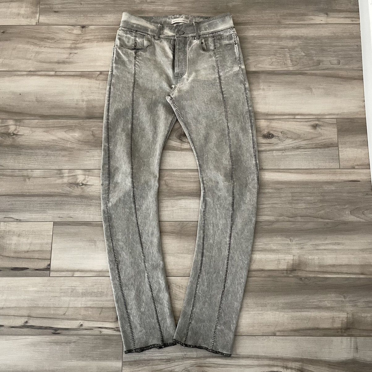 Marcel Everette Overlock Stitch J Cut Denim