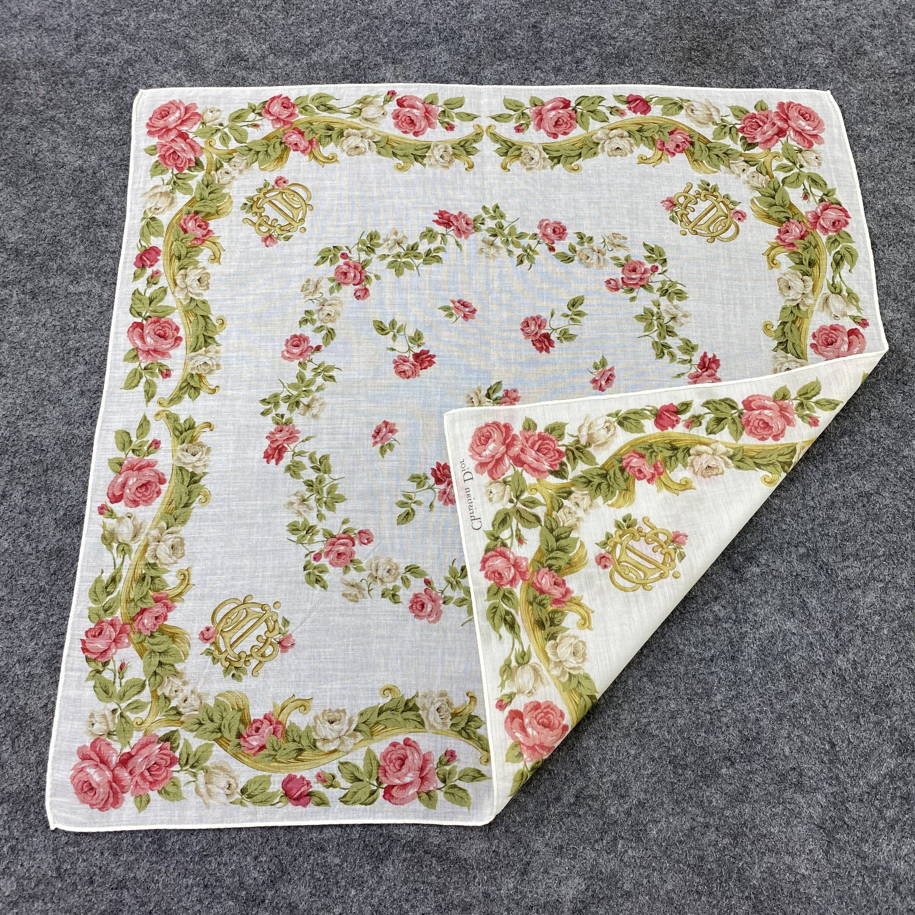 Designer Christian Dior Handkerchief / Bandana / Neckerchief-B1327 Size ONE SIZE - 5 Thumbnail