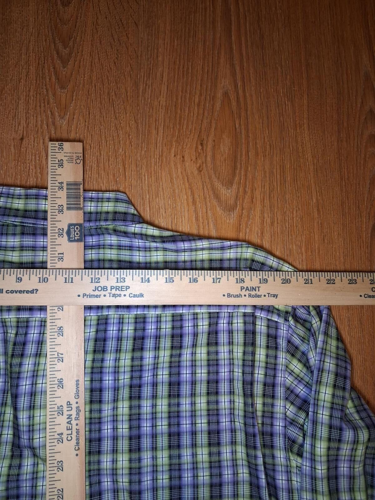 Robert Graham Robert Graham Shirt XL Multicolor Plaid Cotton Flip Cuff Size US XL / EU 56 / 4 - 11 Thumbnail