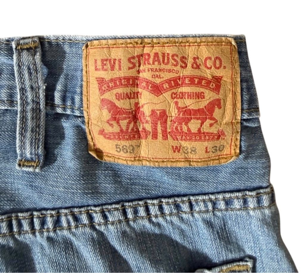 Levi's Levi’s 569 Men’s Relaxed Jeans 38x30 Blue Straight Leg Size US 38 / EU 54 - 5 Thumbnail