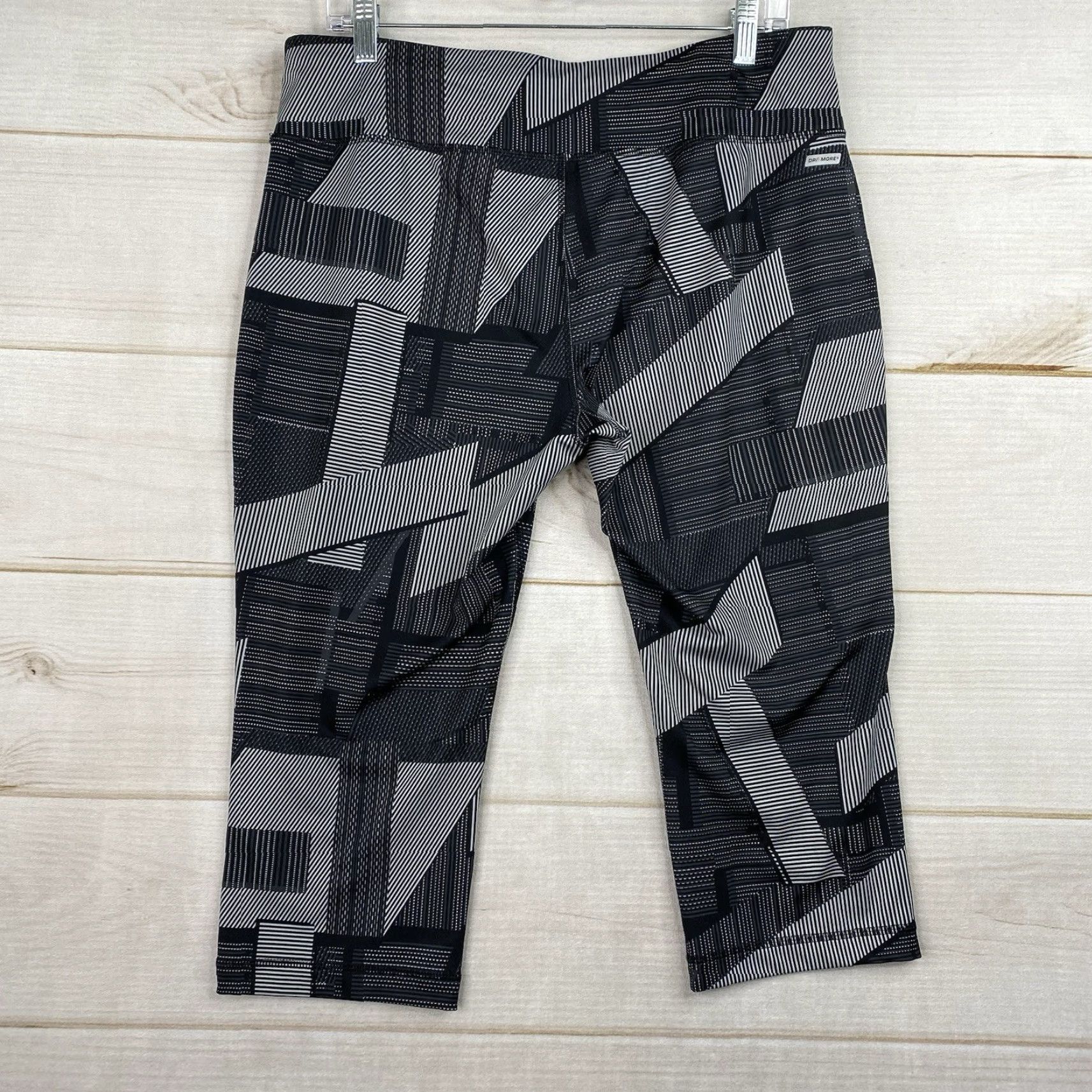 Vintage Danskin Now Womens Leggings Capri Geometric Print Athletic Workout L Size 36" / US 14 / IT 50 - 7 Thumbnail