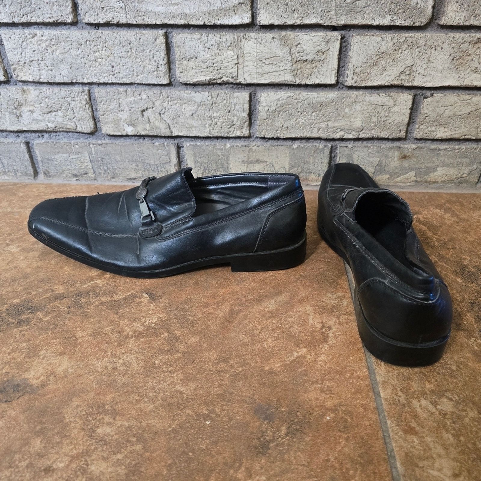 Guess Black Detailed | GUESS | Leather Loafer Size US 9 / EU 42 - 3 Thumbnail