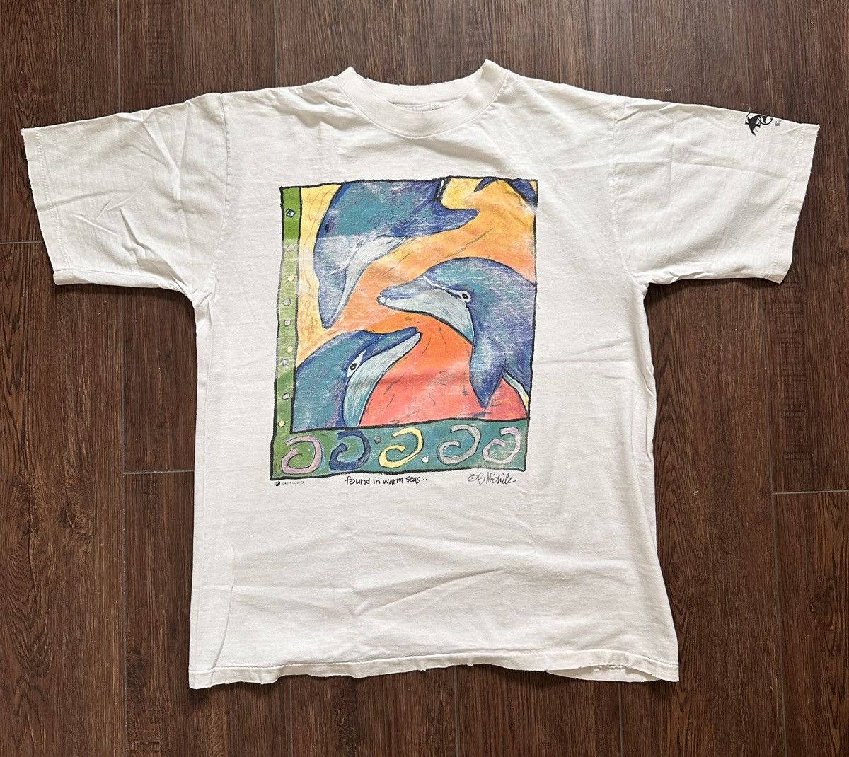 Vintage Dolphin Quest Art shirt