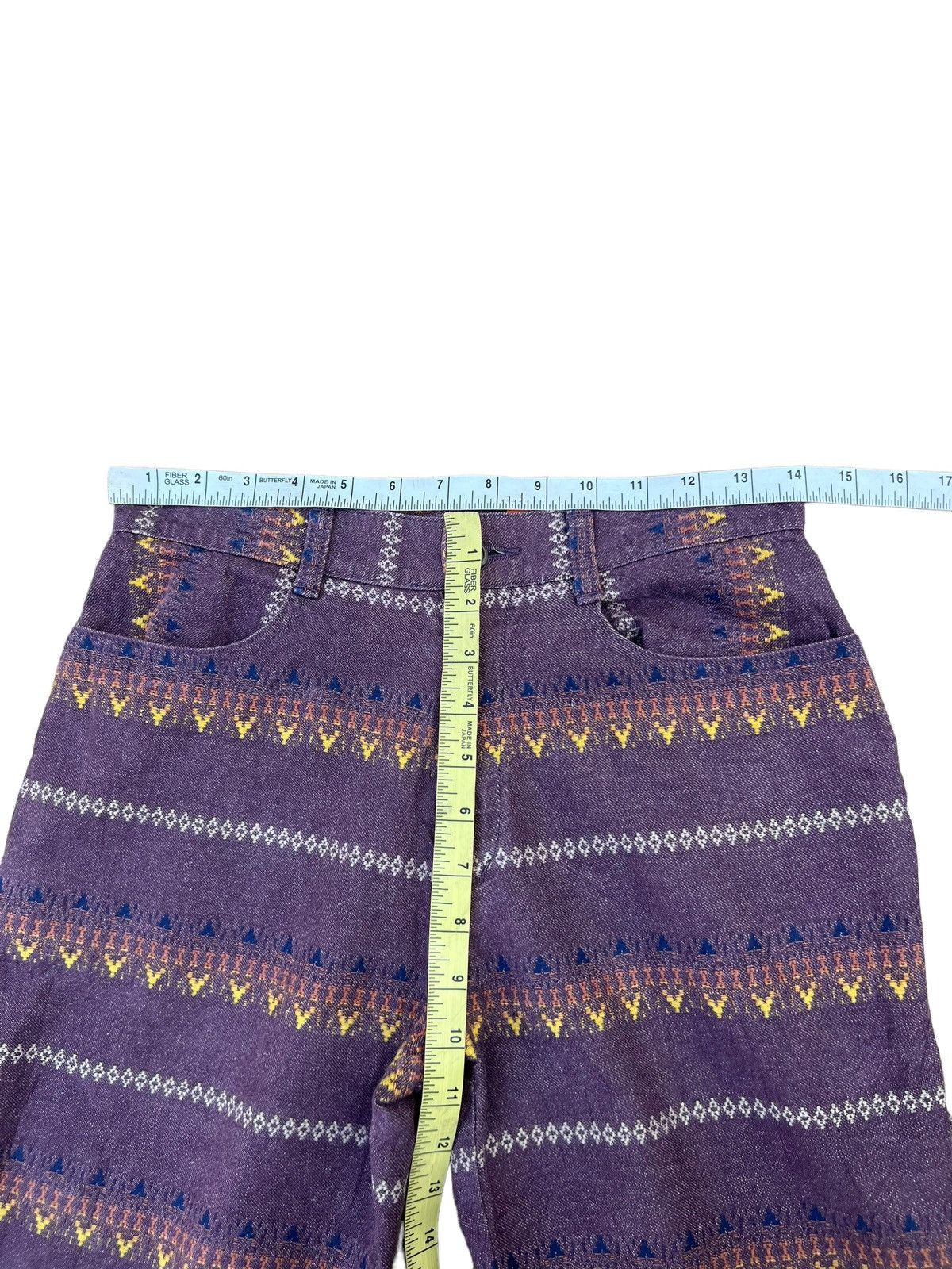 Hysteric Glamour Vintage 90s El Flamingo Japan Psychedelic Bootcut Pant Size US 28 / EU 44 - 3 Thumbnail