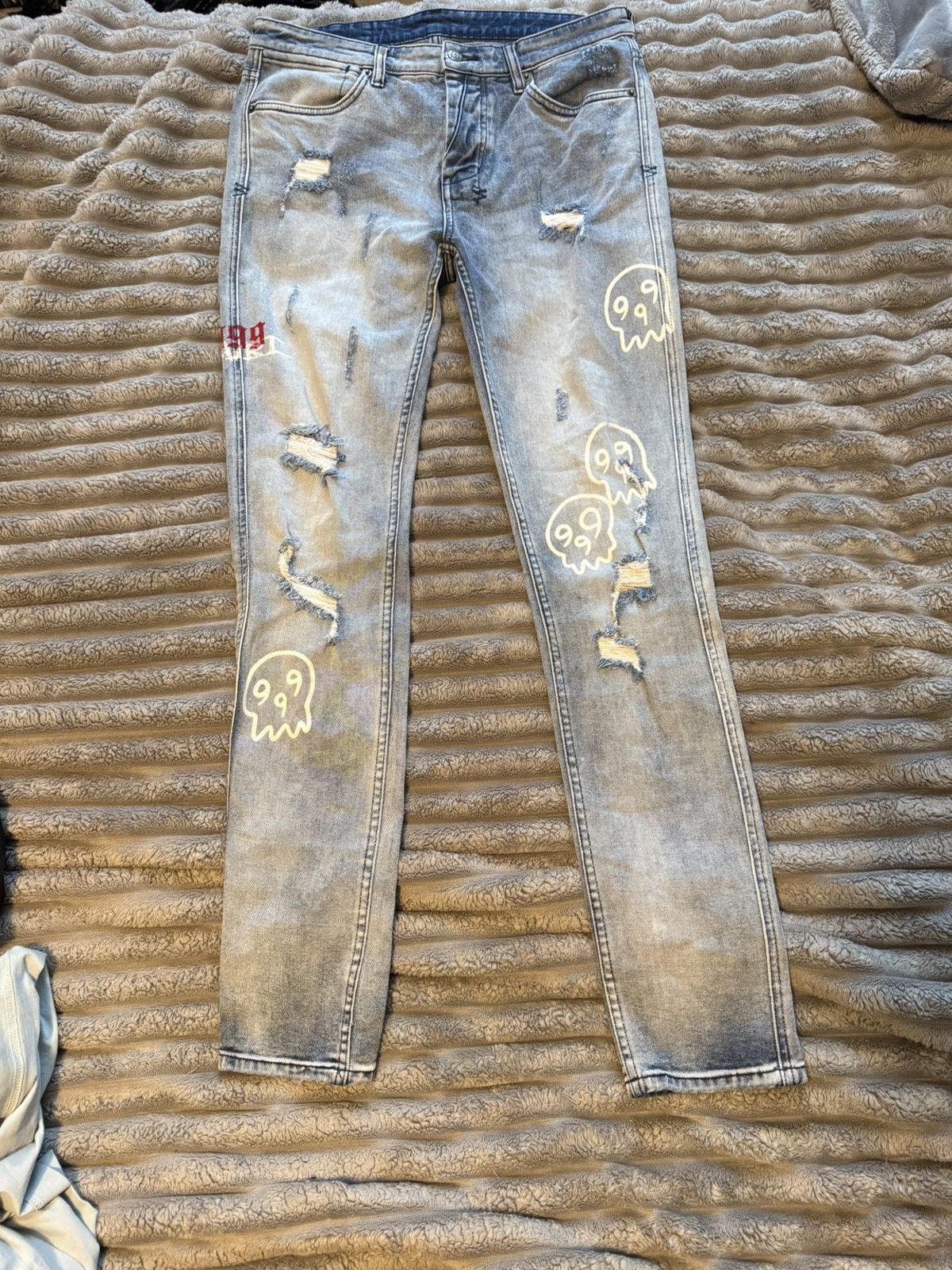 Ksubi Ksubi Van Winkle Thrashed Jeans Size US 33 - 1 Thumbnail