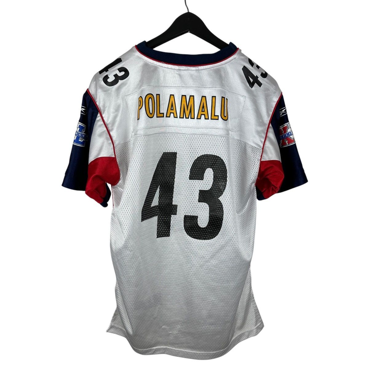 Vintage Mens Y2K Pittsburgh Steelers Troy Polamalu NFL Jersey Size US S / EU 44-46 / 1 - 2 Thumbnail