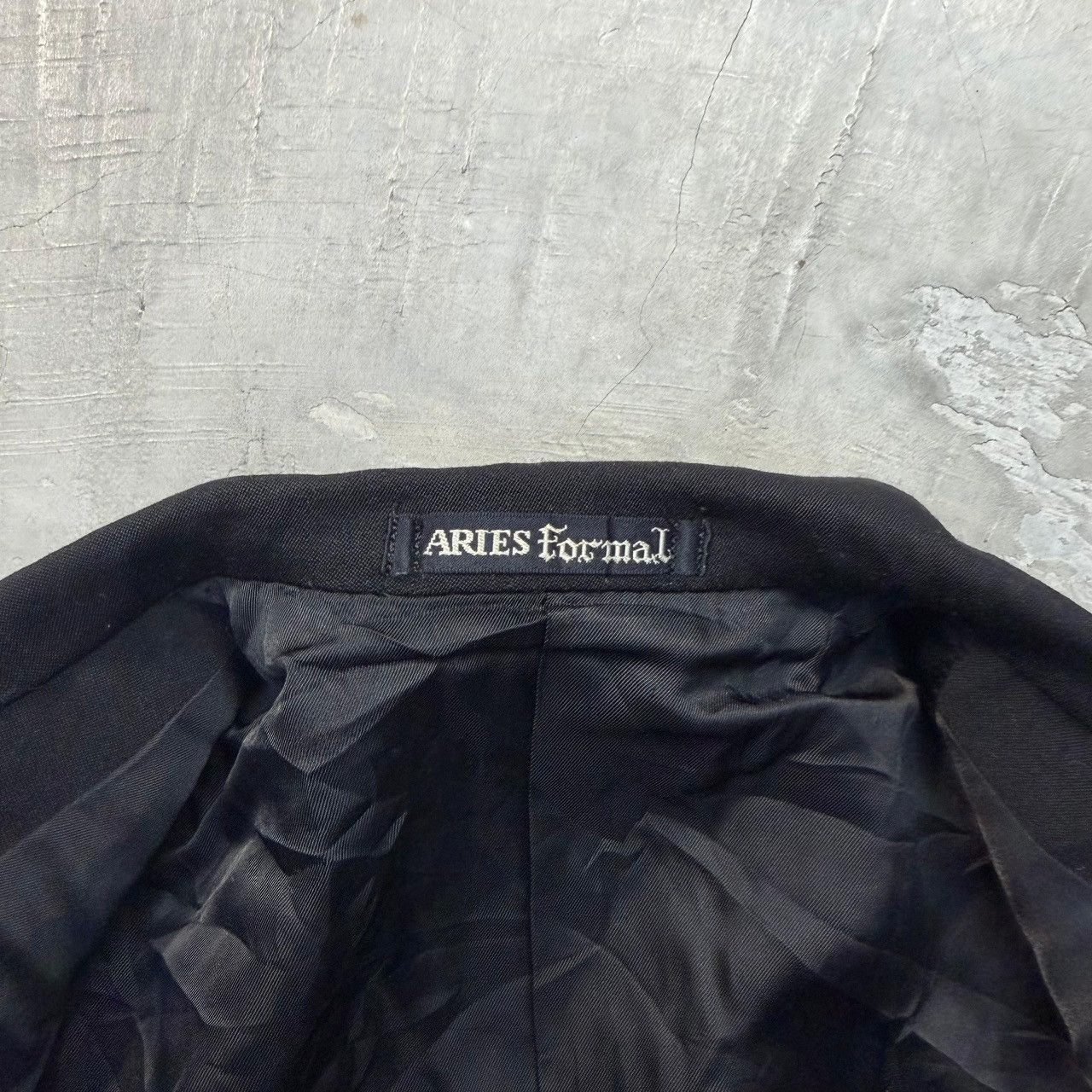 Aries VINTAGE ARIES FORMAL WOOL DOUBLE BREASTED BLAZER Size 36S - 10 Thumbnail