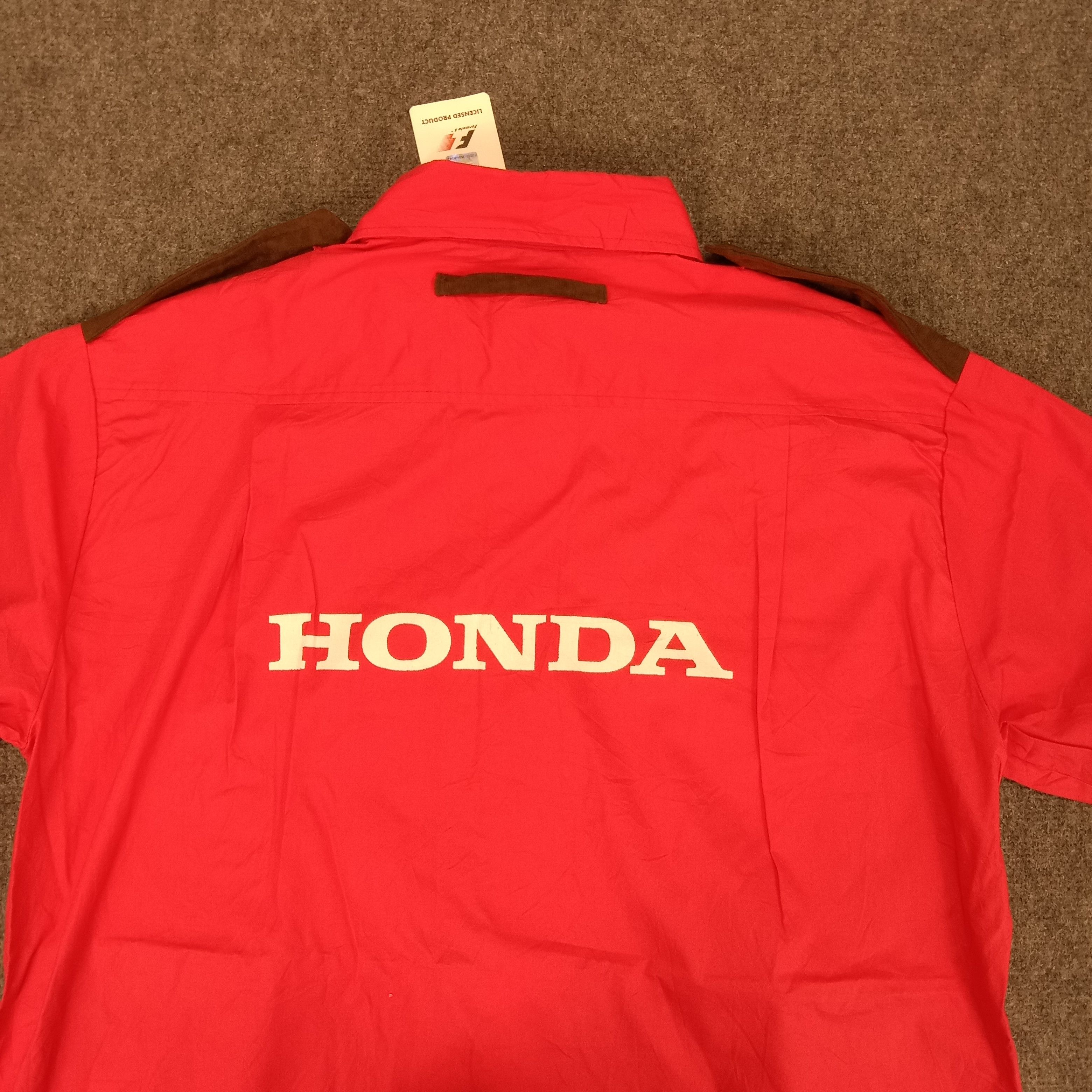Honda × Vintage Honda Formula One F1 Racing Shirt Button Up Size US L / EU 52-54 / 3 - 2 Thumbnail