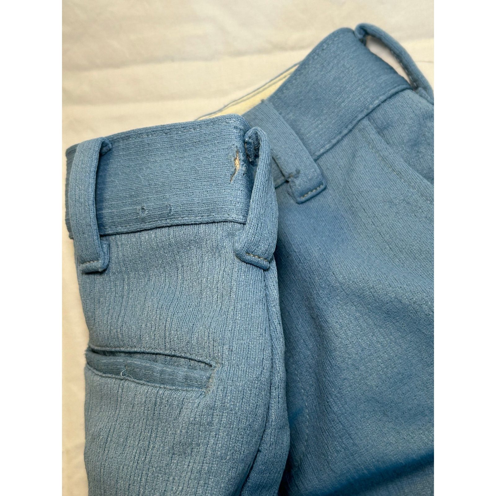 Other Custom Vintage Sky Blue Trousers - Retro, Women's Size 00 Size 24" / US 00 / IT 34 - 4 Thumbnail