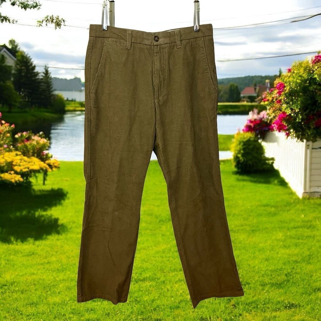 Dockers Dockers D3 Classic Khaki Corduroy Pants Sz 32.5x31.5 Size US 32 / EU 48 - 1 Thumbnail