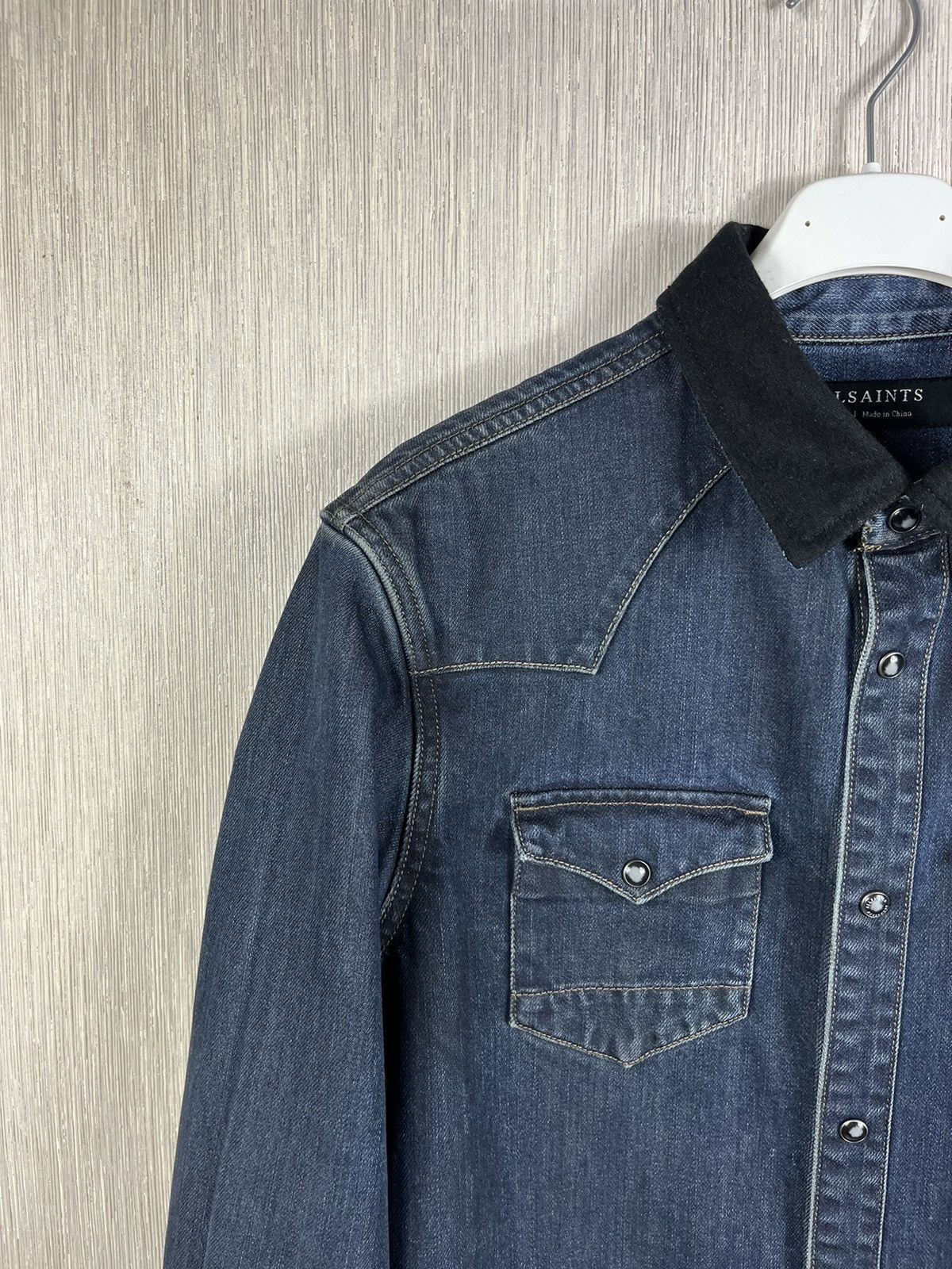 Allsaints Allsaints denim canton ls shirt distressed washed jacket Size US S / EU 44-46 / 1 - 5 Thumbnail