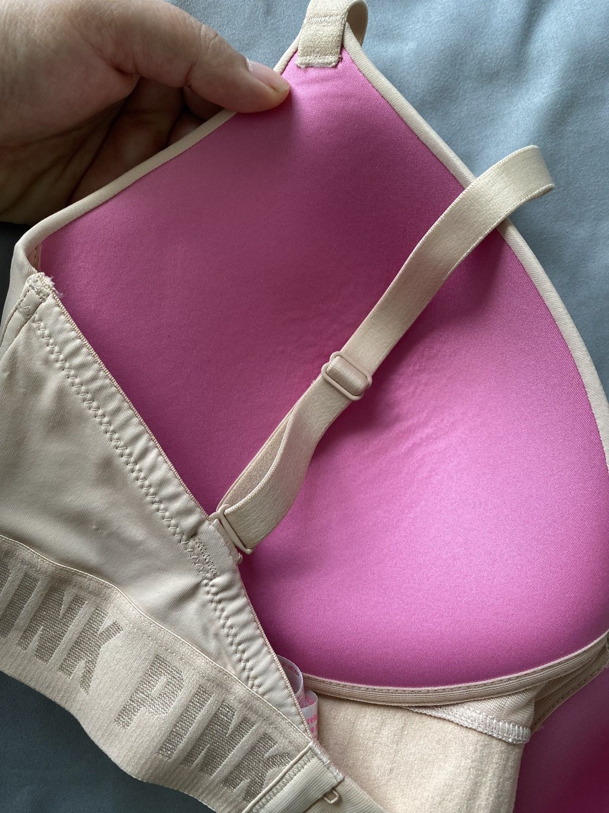 Victoria's Secret Victoria's Secret PINK Wear Lightly Lined Bra Nude 36DD Size ONE SIZE - 9 Thumbnail