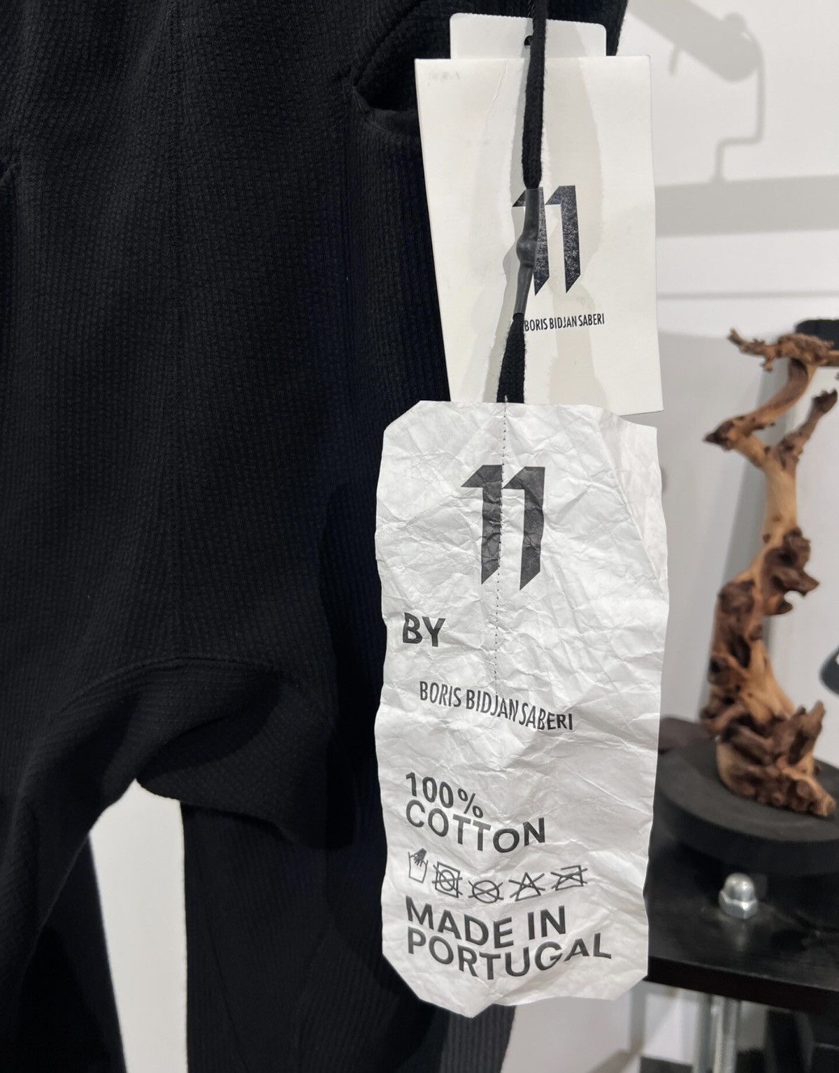 11 By Boris Bidjan Saberi 11ByBBS Waffle-Knit Tapered Sweatpants Size US 31 - 5 Thumbnail