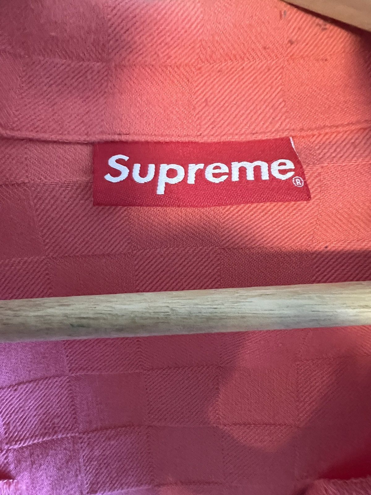 Supreme Supreme Peach Woven Half Zip Pullover Sweater Size US XL / EU 56 / 4 - 3 Thumbnail