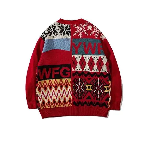 VIBE Christmas Cute Teddy Bear Sweater Pullover Unisex Size US XL / EU 56 / 4 - 8 Thumbnail