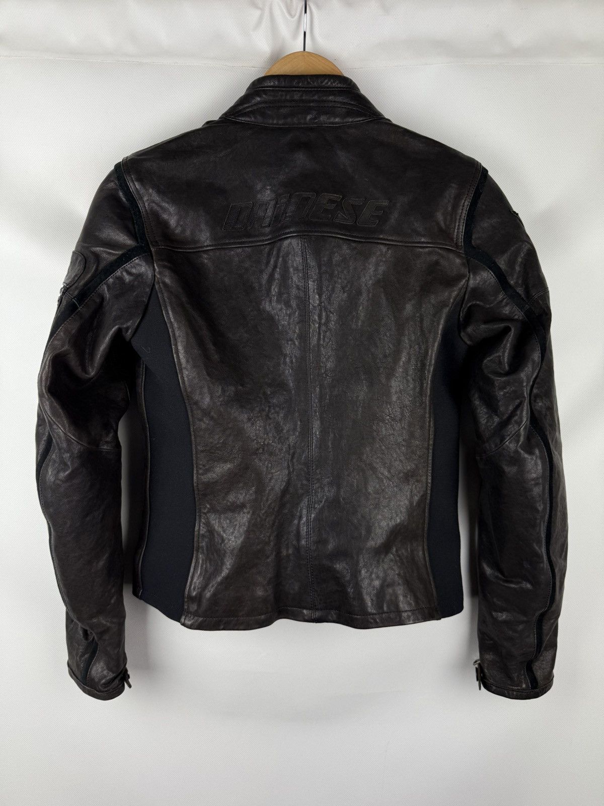 Dainese Dainese Ladies Leather Biker Racing Motorcycle Jacket Size M / US 6-8 / IT 42-44 - 13 Thumbnail