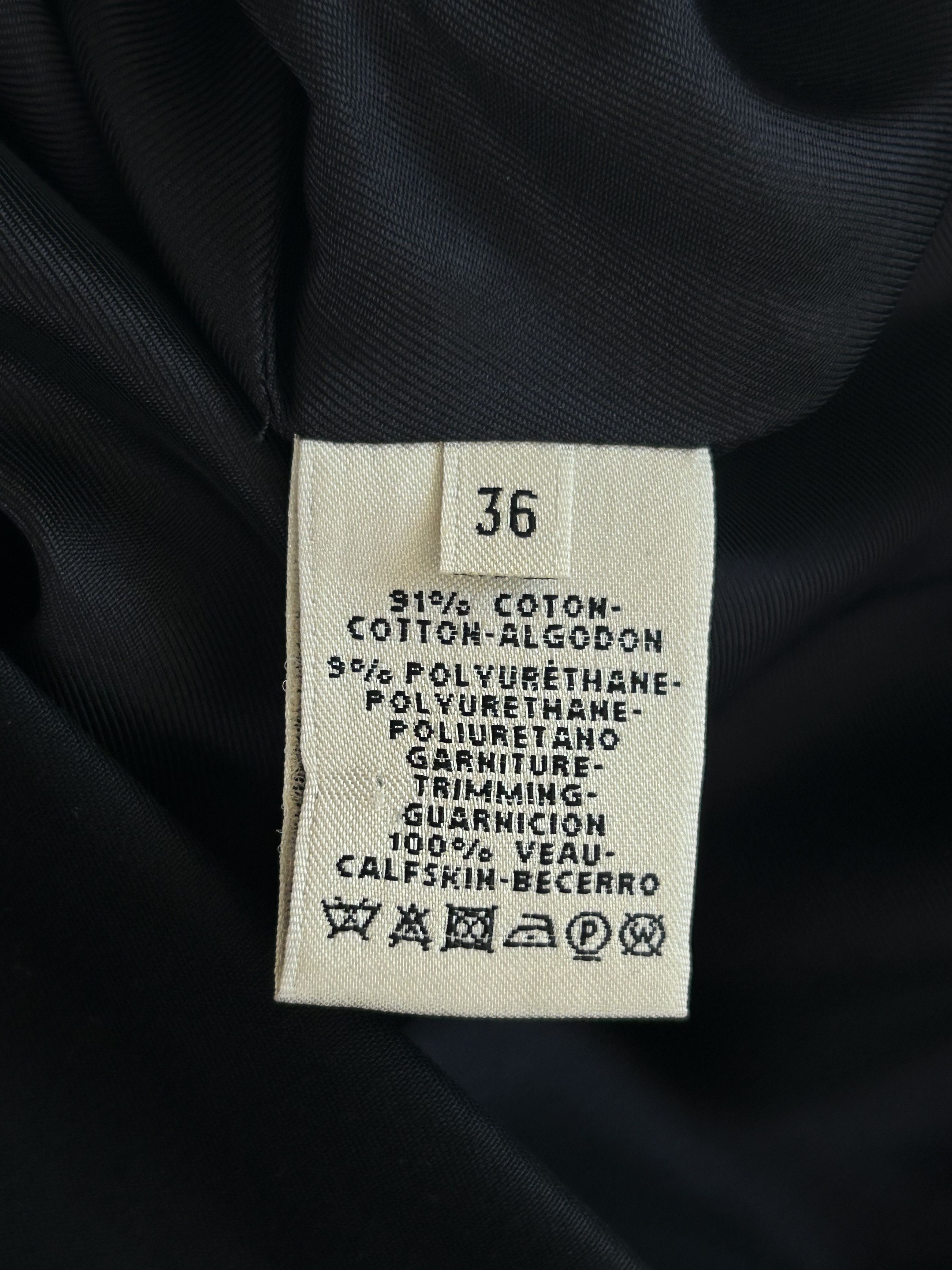Hermes Hermes Black Women's Jacket Size XS / US 0-2 / IT 36-38 - 4 Thumbnail