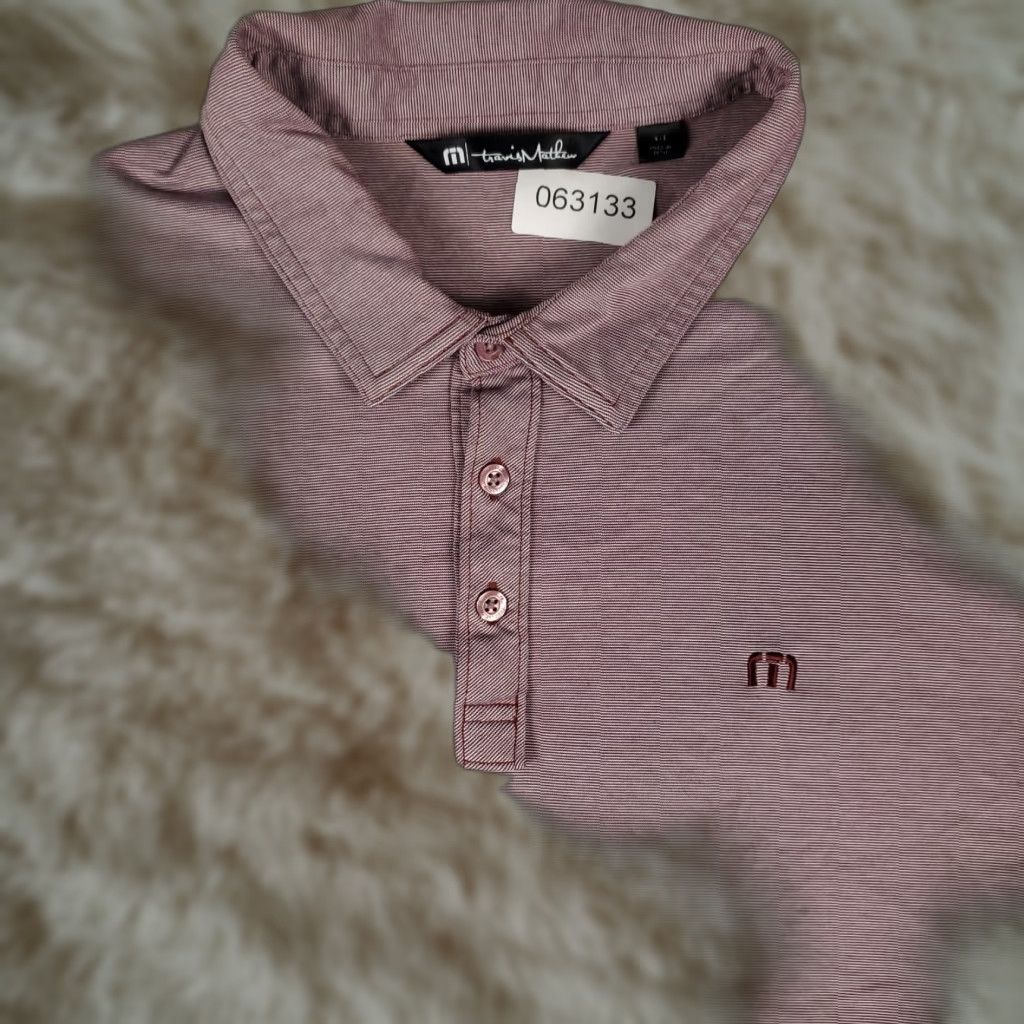 TravisMathew Travis Mathew Polo Shirt Mens 2XL Red Solid Short Sleeve Casual Button-Down Polo Shirt 2XL Mens Red Travis Mathew Shirt Polo Size US XXL / EU 58 / 5 - 1 Thumbnail