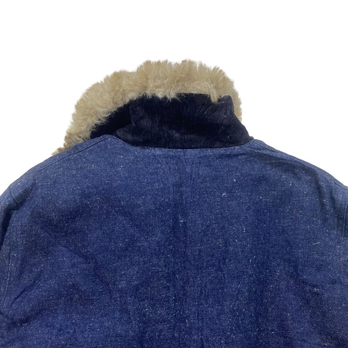 Japanese Brand Rageblue Street Fashion Fur Winter Denim Jacket Size US S / EU 44-46 / 1 - 10 Thumbnail