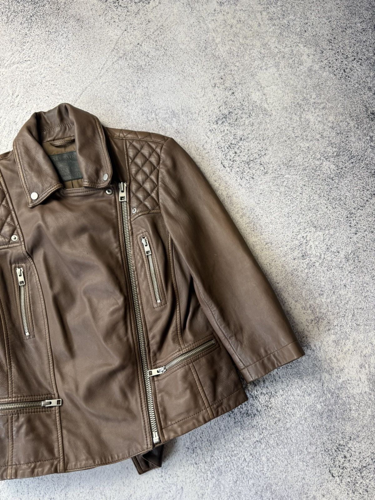 Allsaints Vintage Allsaints Limited Edition Leather Biker Jacket Japan Size M / US 6-8 / IT 42-44 - 3 Thumbnail