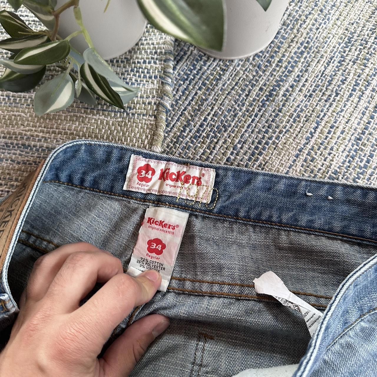 Kickers Vintage Y2K Kickers Baggy Denim Jeans Pants Trousers Size US 34 / EU 50 - 5 Thumbnail