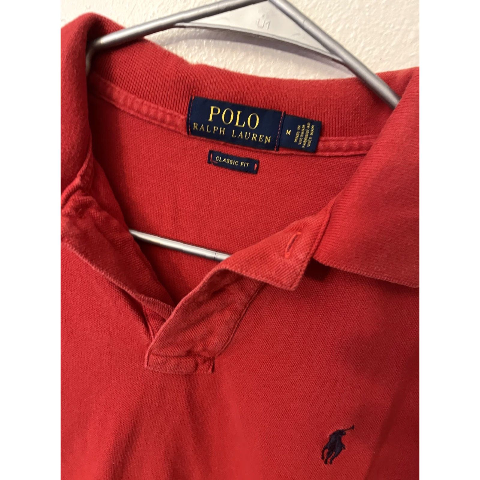 Polo Ralph Lauren Polo Ralph Lauren Polo Shirt Red W/ Pony Medium Mens Classic Fit Polo Shirt Men Medium Red Polo Ralph Lauren 90s Classic Logo Size US M / EU 48-50 / 2 - 2 Thumbnail