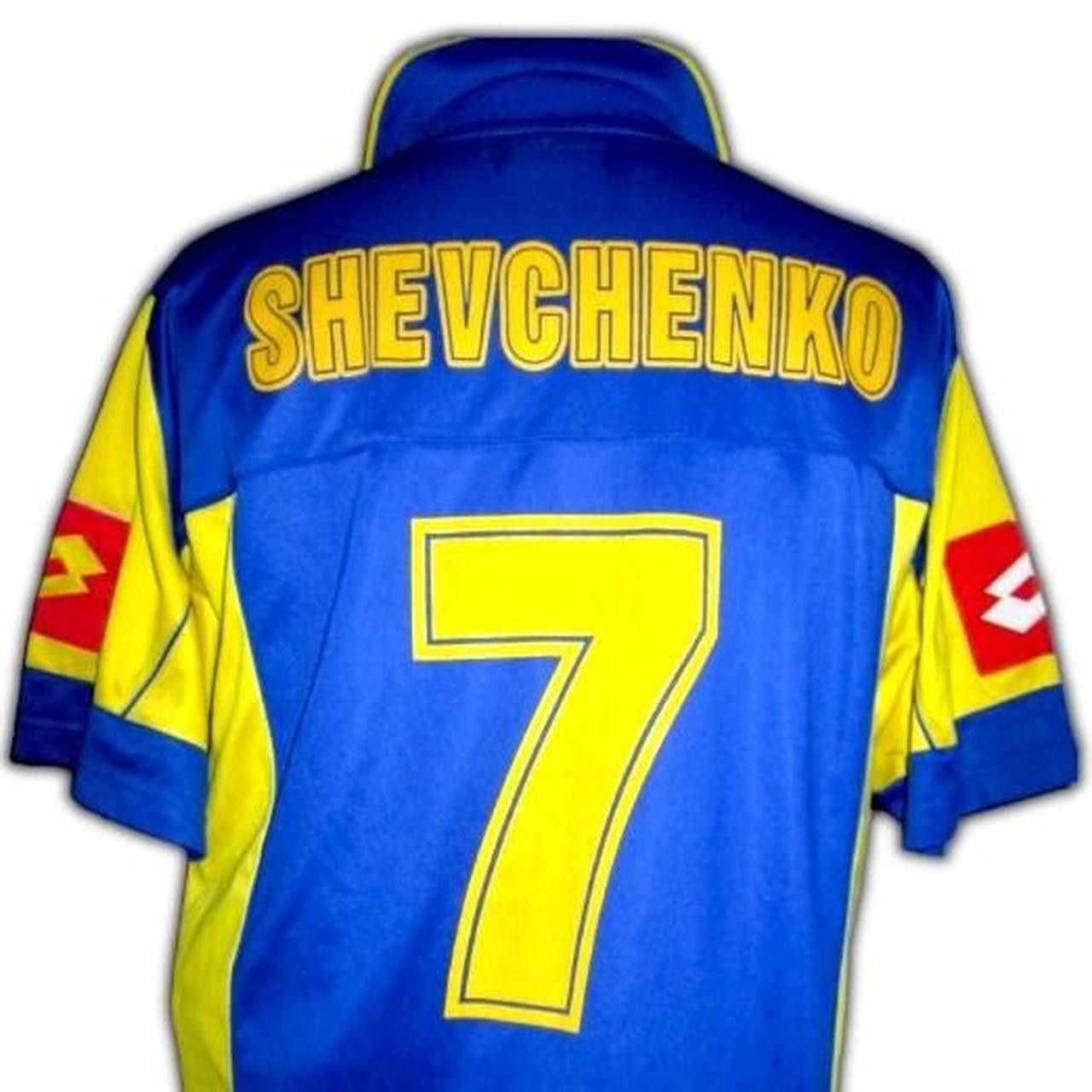Lotto Sport Ukraine 2004 2005 Home Shirt Jersey Trikot Maglia maillot Size US L / EU 52-54 / 3 - 2 Thumbnail