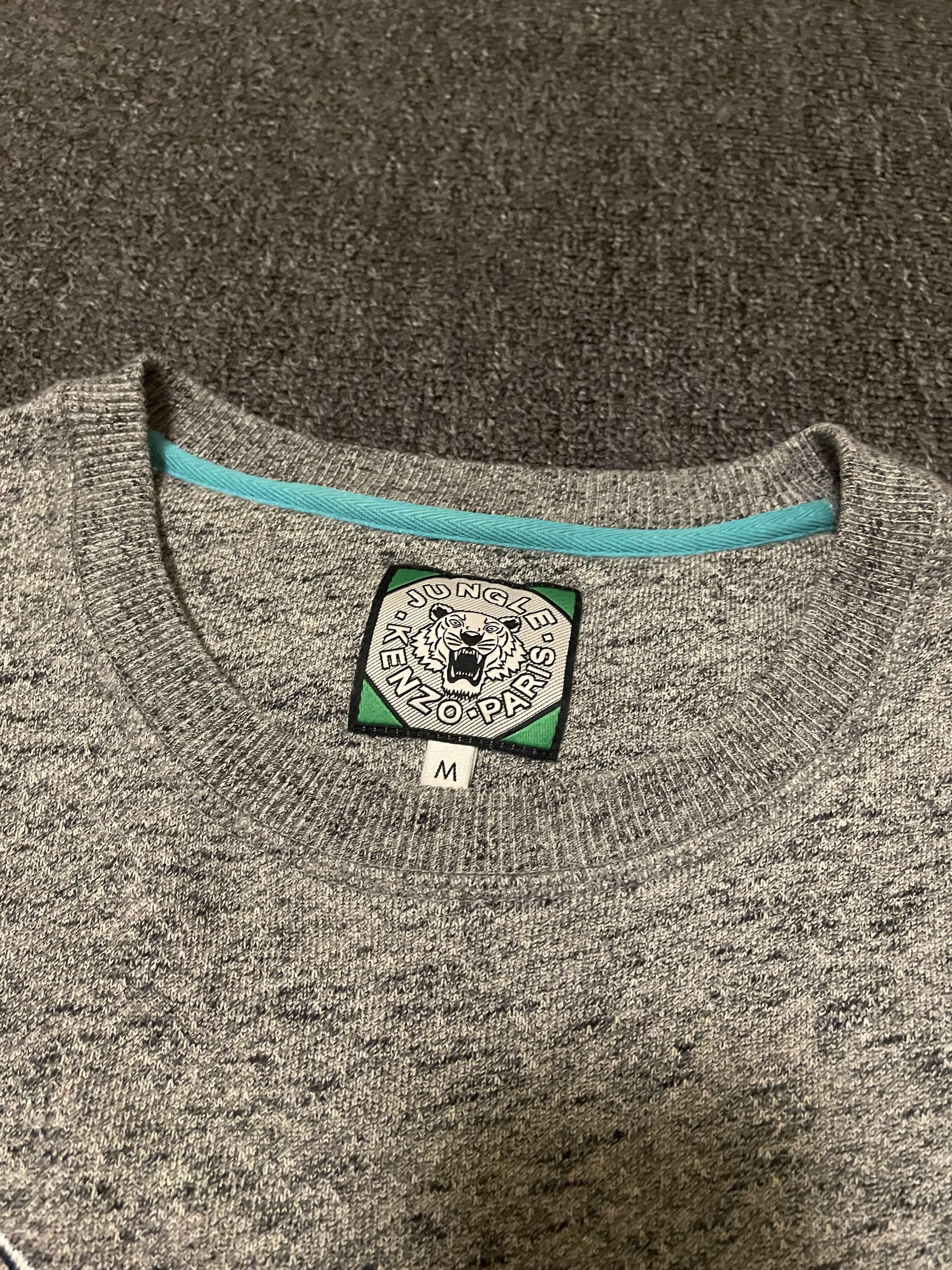 Kenzo KENZO tiger head gray sweatshirt, size M Size US M / EU 48-50 / 2 - 3 Thumbnail