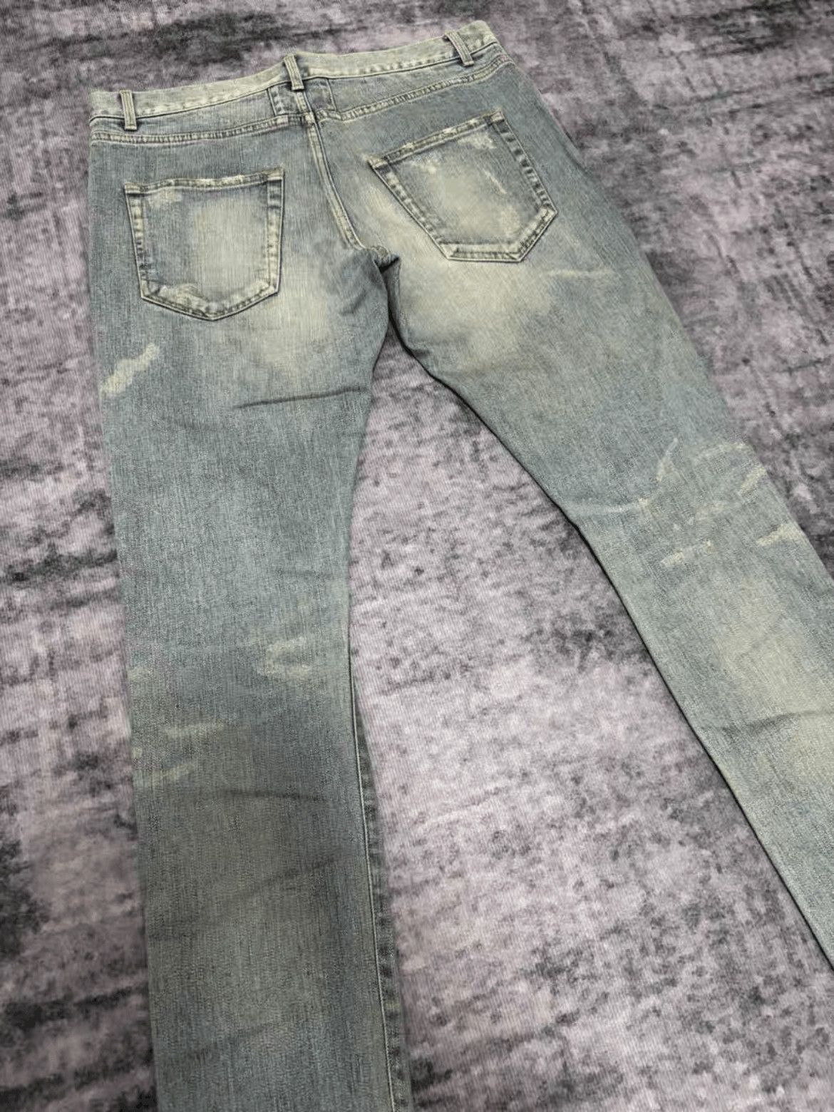 Saint Laurent Paris Saint Laurent Paris by Hedi 14SS Distressed D02 Denim Size US 32 / EU 48 - 4 Thumbnail