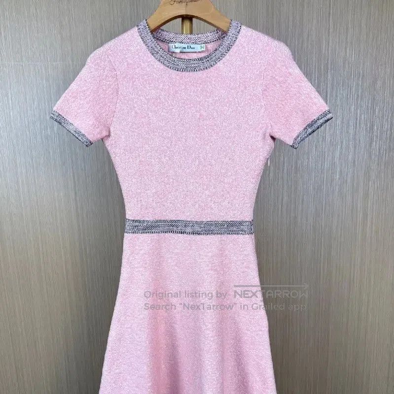 Dior Dior Pink Silk Dress for Women . Size M / US 6-8 / IT 42-44 - 1 Thumbnail
