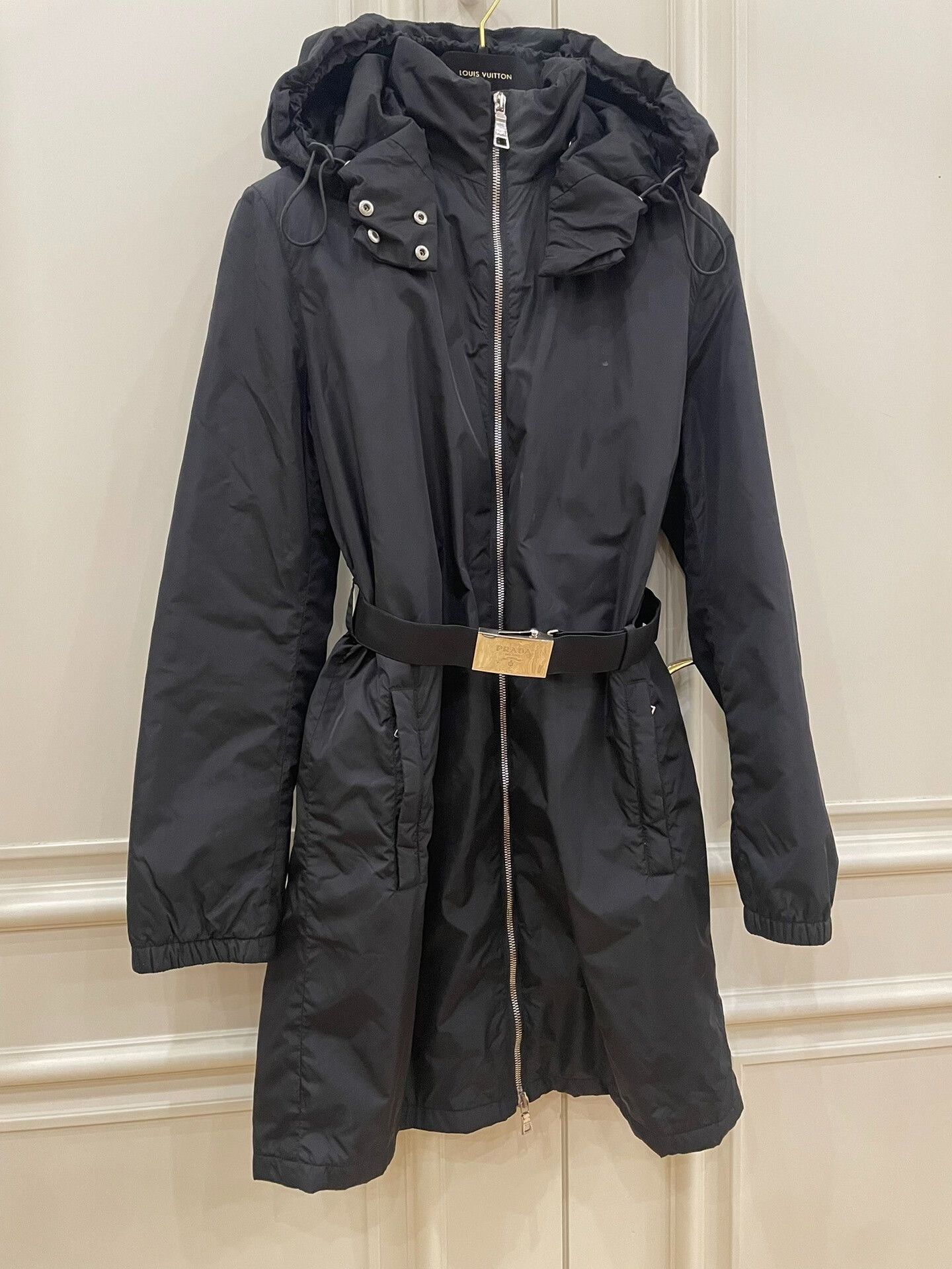 Prada Prada Women's Mid-Length Detachable Hood Jacket Size M / US 6-8 / IT 42-44 - 1 Thumbnail