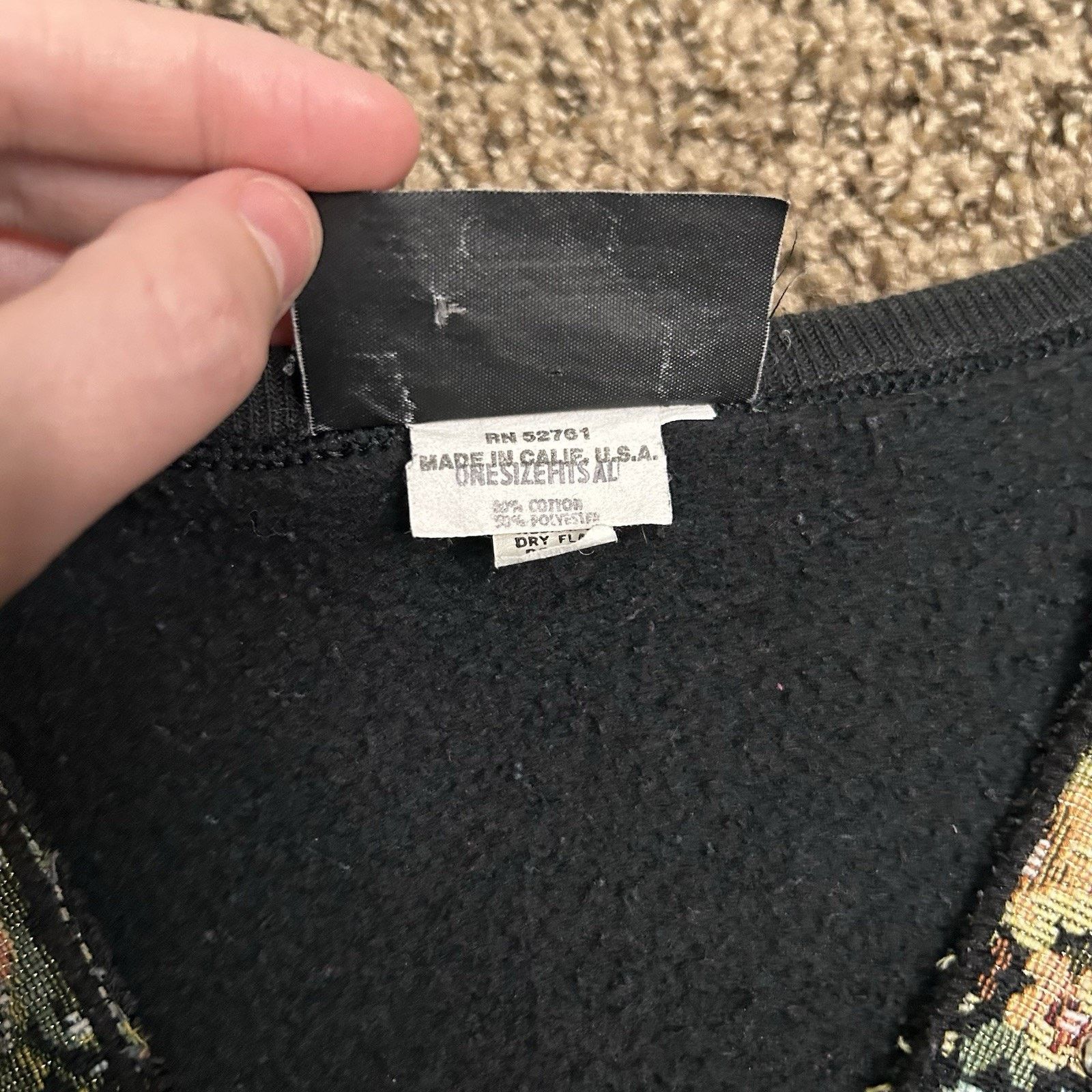 Other Vintage Rare Tony Ward Black Leather Shirt One Size Fits All Size ONE SIZE - 5 Thumbnail
