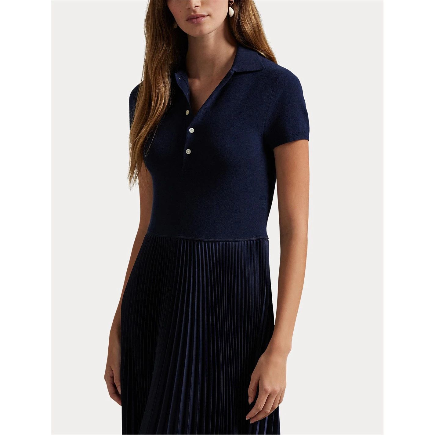 Polo Ralph Lauren o1g2r1mq0825 Polo Dress in Navy Size M / US 6-8 / IT 42-44 - 2 Thumbnail