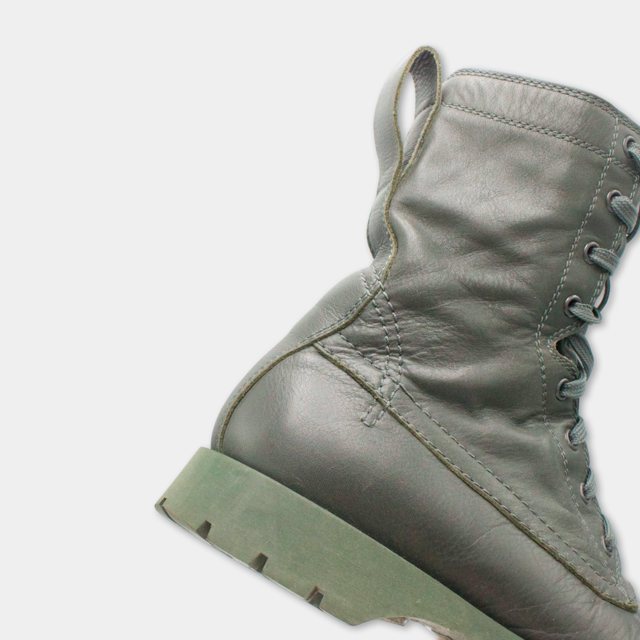 Jil Sander Jil Sander Soft Leather Combat Boots Size US 7.5 / EU 40-41 - 2 Thumbnail