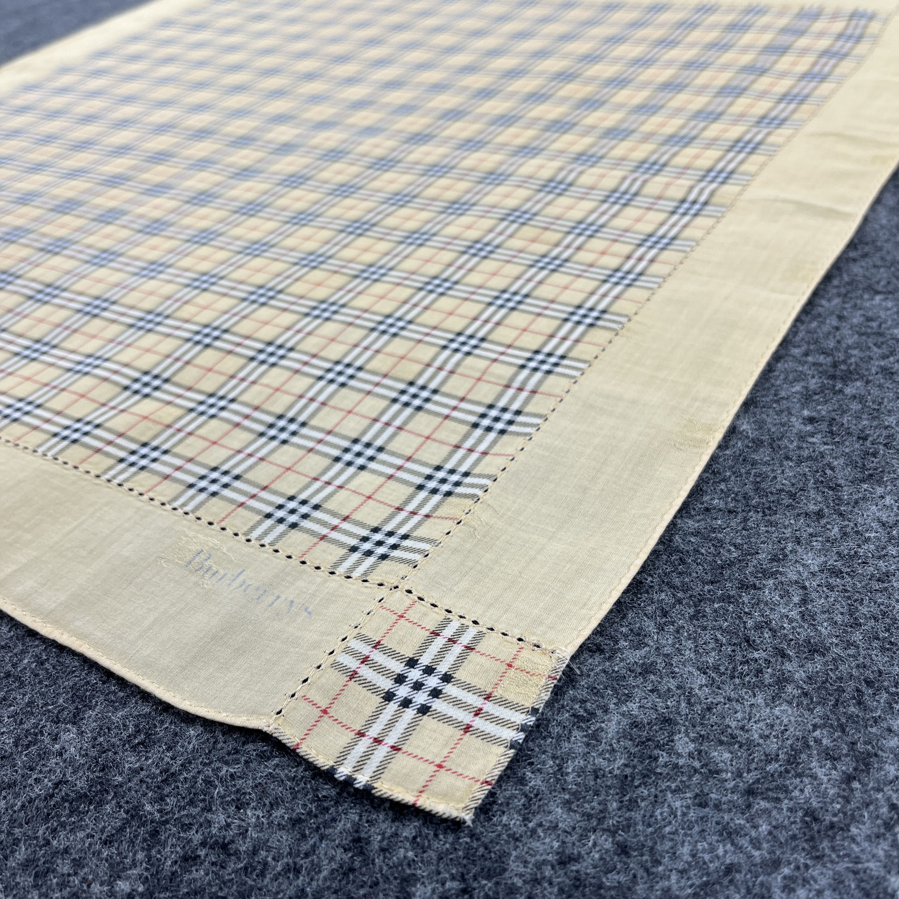Burberry × Vintage Vintage Burberrys Handkerchief / Bandana / Neckerchief B184 Size ONE SIZE - 5 Thumbnail