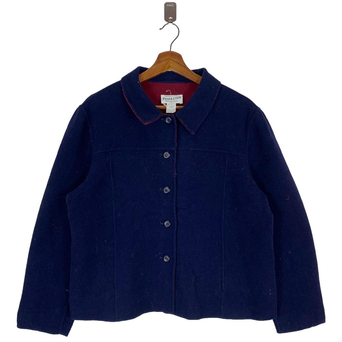 Pendleton × Vintage VINTAGE PENDLETON OREGON WOOL BUTTON JACKET Size US L / EU 52-54 / 3 - 1 Thumbnail