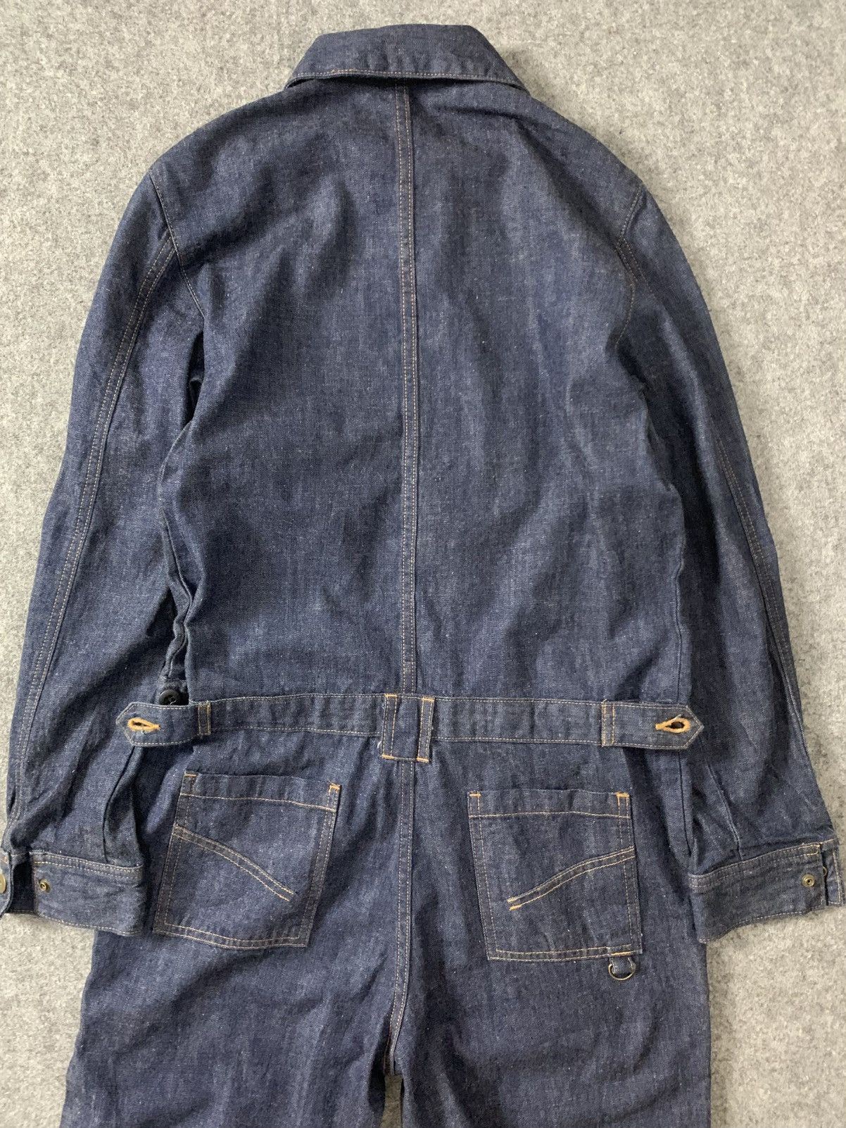 Japanese Brand × Vintage Rare Navy 'Et Beige' Overall Size US 32 / EU 48 - 6 Thumbnail