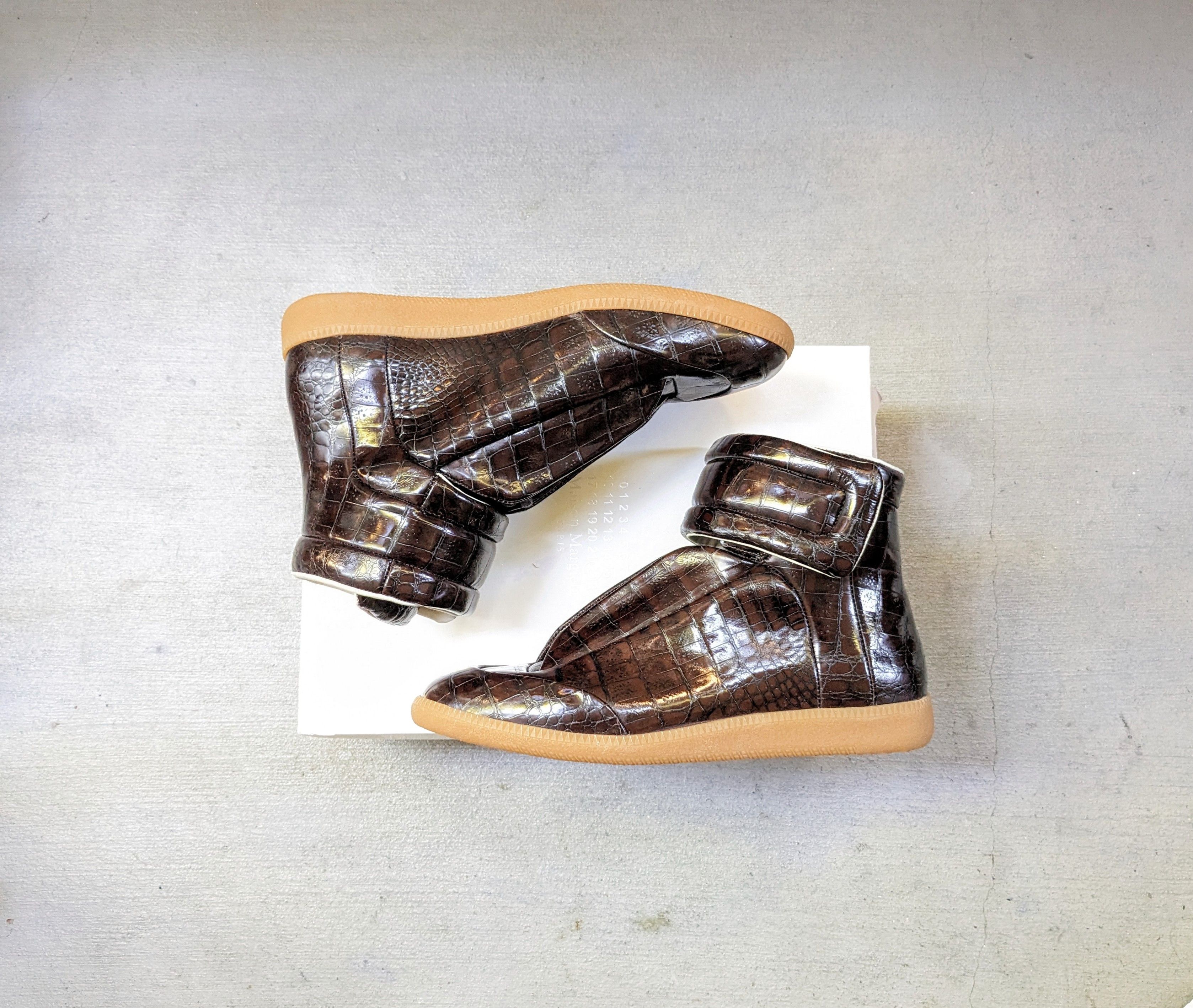 Maison Margiela Maison Margiela Future Brown Croc 9 42 Leather Hi