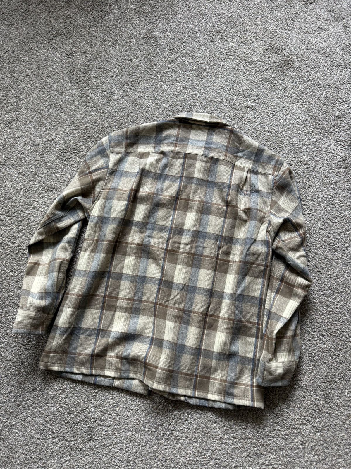Pendleton Pendleton Wool Plaid Shirt L Earth Tone Embroidered Flannel Size US L / EU 52-54 / 3 - 5 Thumbnail
