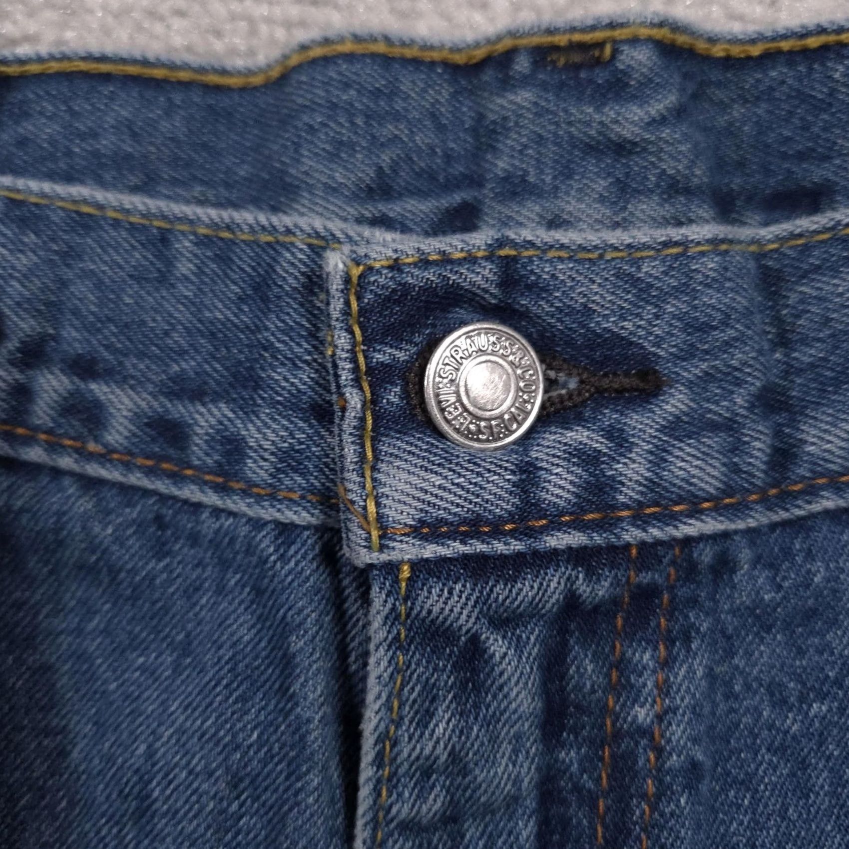 Levi's Levi's 505 Jeans Mens 40x30 Blue Straight Leg Zip Fly Denim Mid Rise 5 Pocket Jeans Size US 40 / EU 56 - 5 Thumbnail