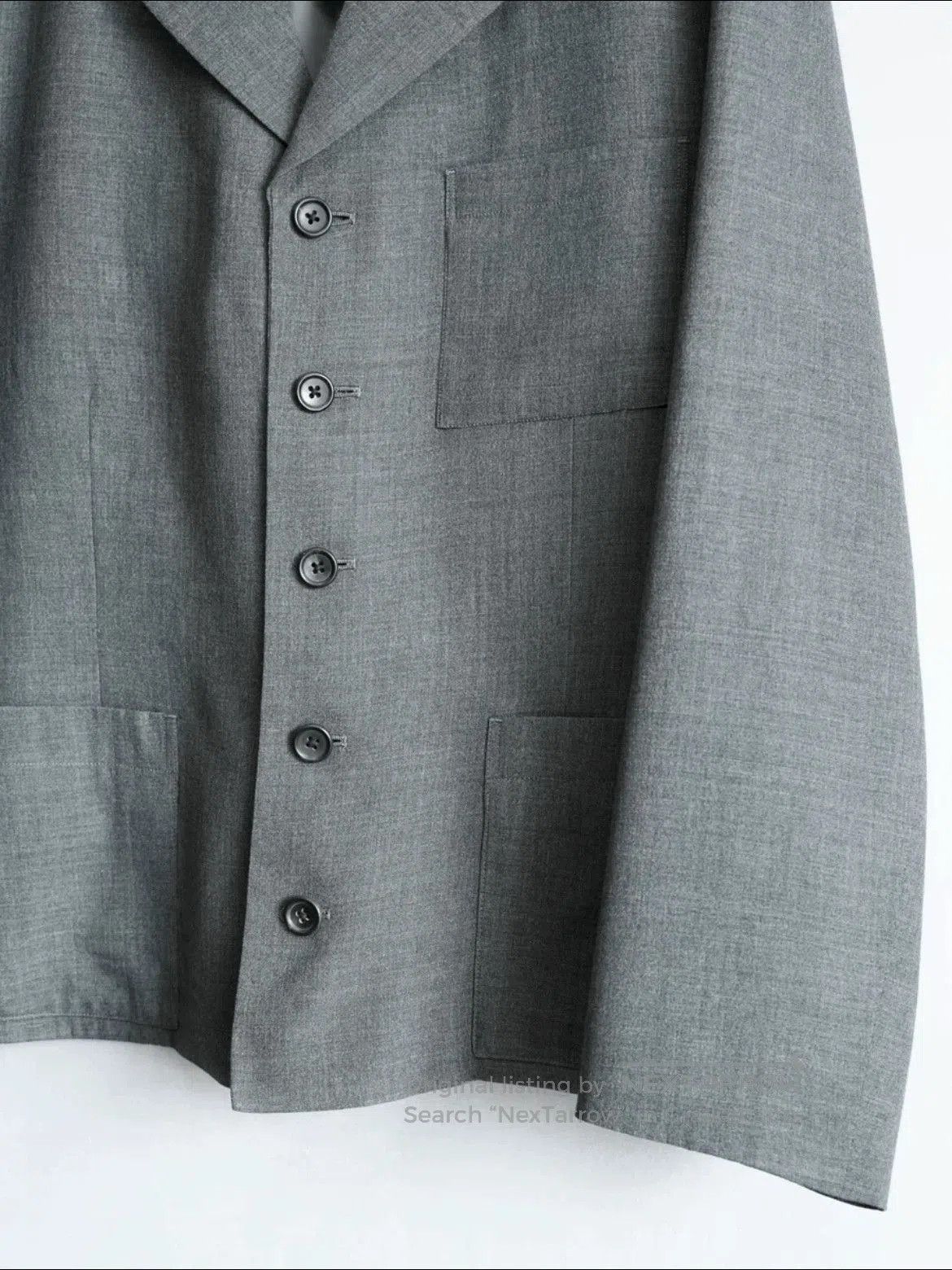 Yohji Yamamoto Yohji Yamamoto Pour Homme 93SS 5B Light Jacket. Size US M / EU 48-50 / 2 - 4 Thumbnail