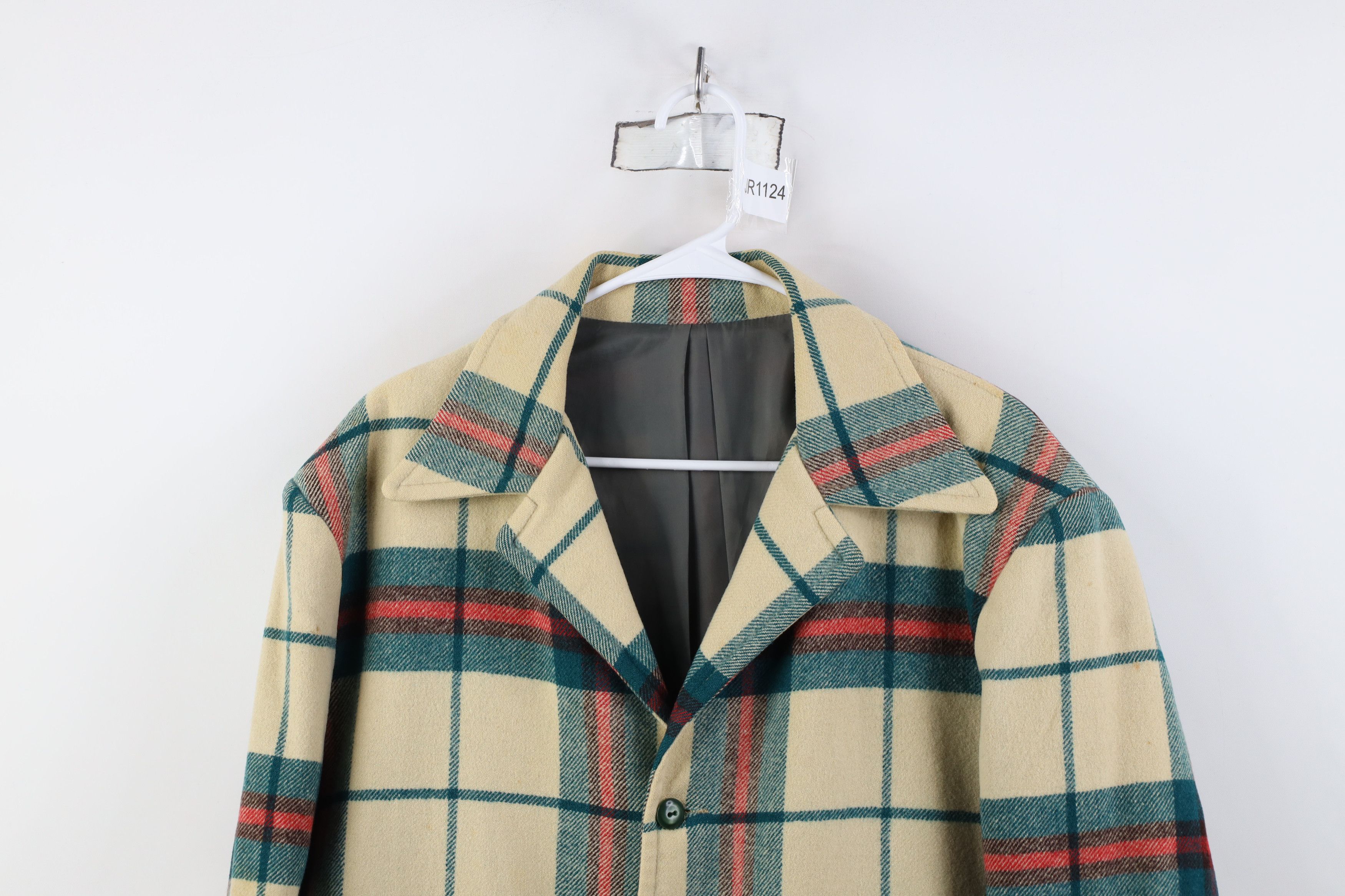 Pendleton Vintage 60s 70s Pendleton Mackinaw Wool Jacket Plaid USA Size US L / EU 52-54 / 3 - 2 Thumbnail