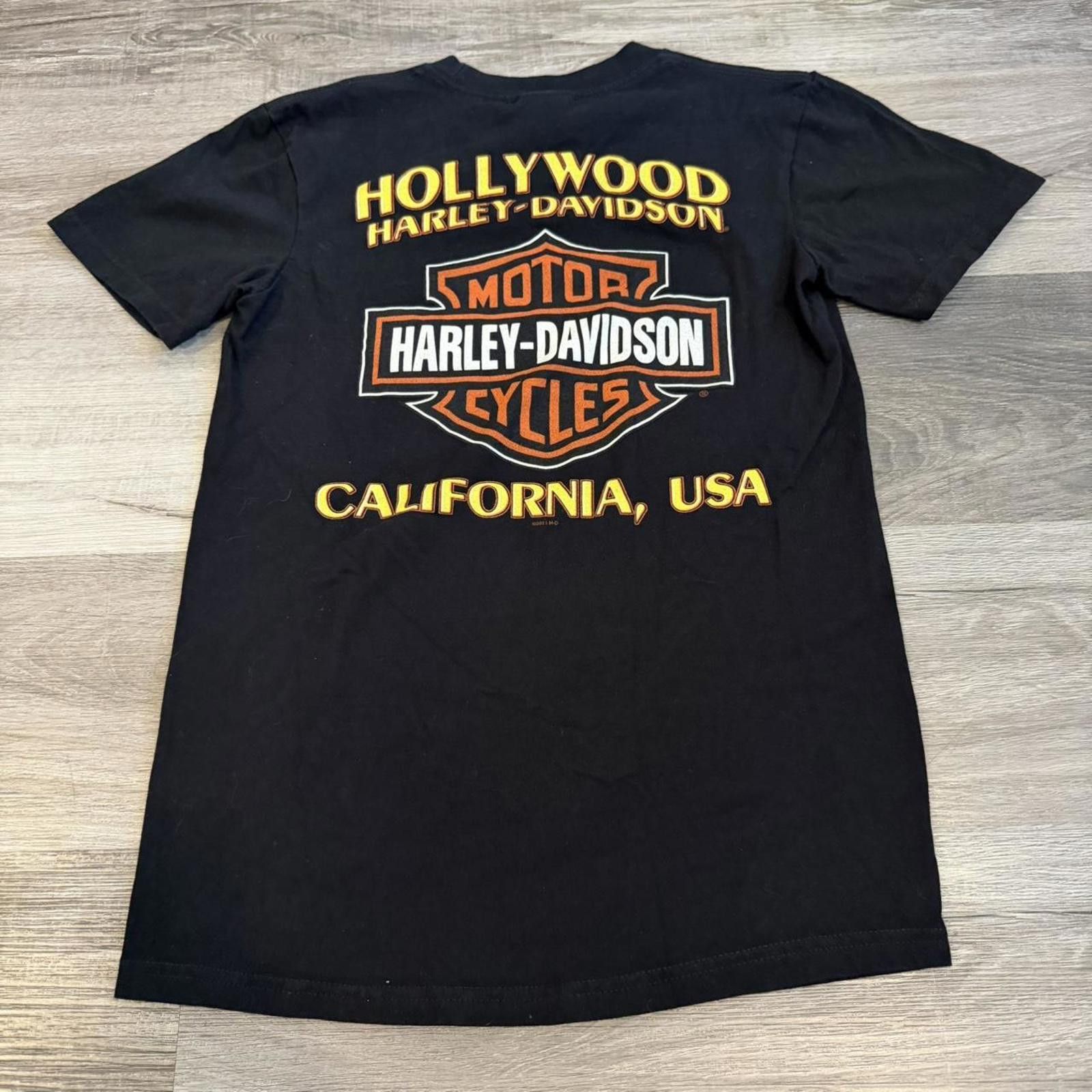Harley Davidson vintage Harley Davidson Hollywood California t shirt 2011 S Size US S / EU 44-46 / 1 - 6 Thumbnail