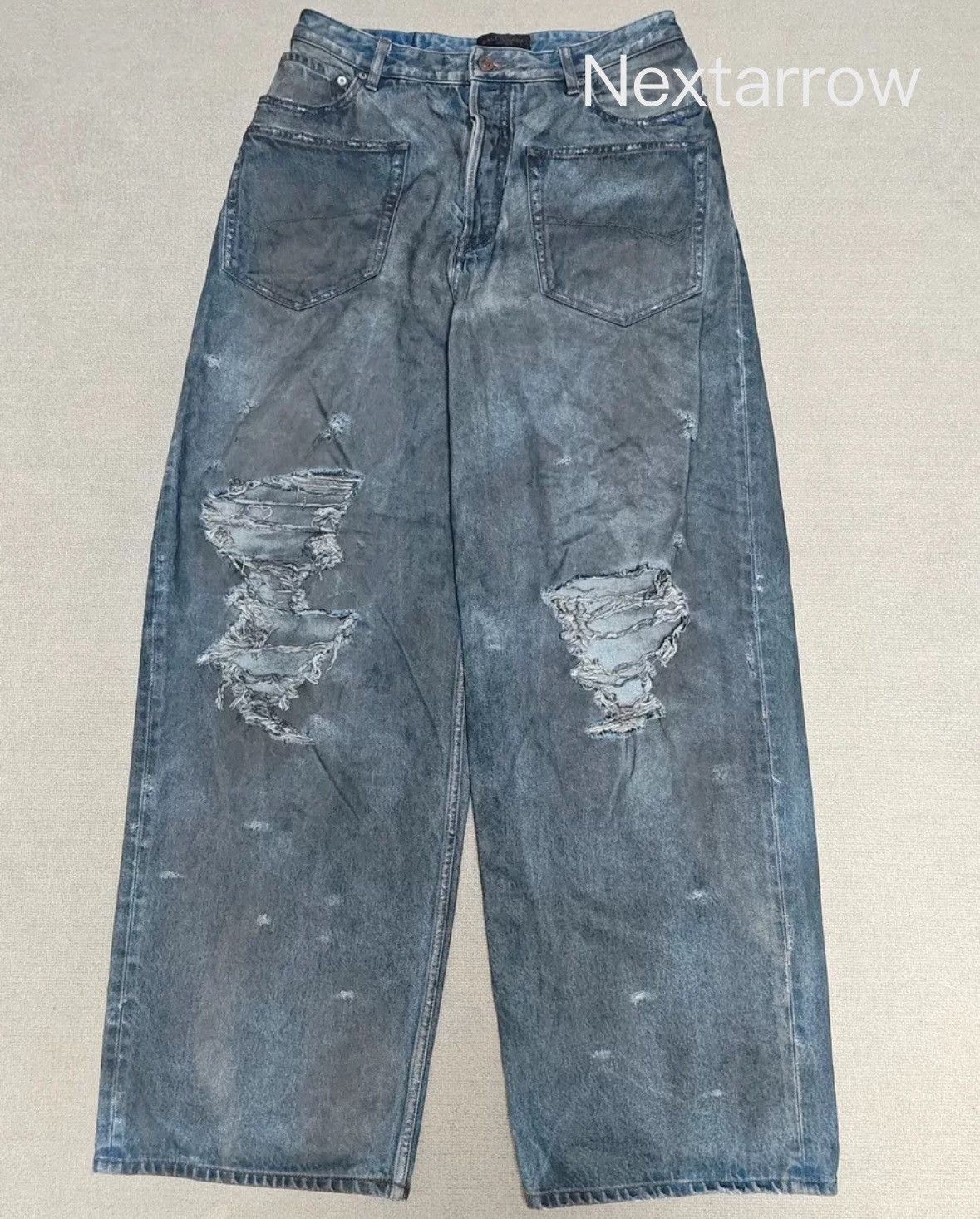Balenciaga Balenciaga 23ss mud dyed reversed pocket erosion