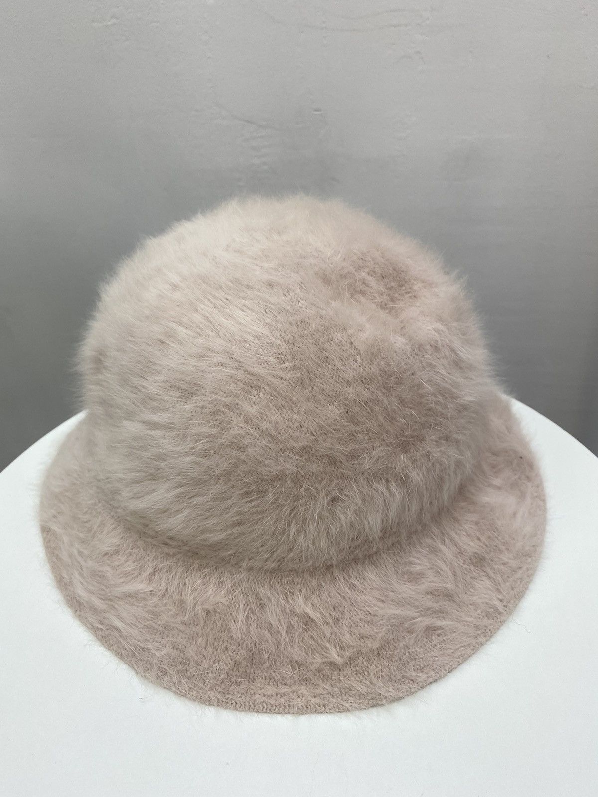 Kangol × Vintage KANGOL PINK FURGORA MIRIAM ANGORA FUR BUCKET HAT Size ONE SIZE - 6 Thumbnail