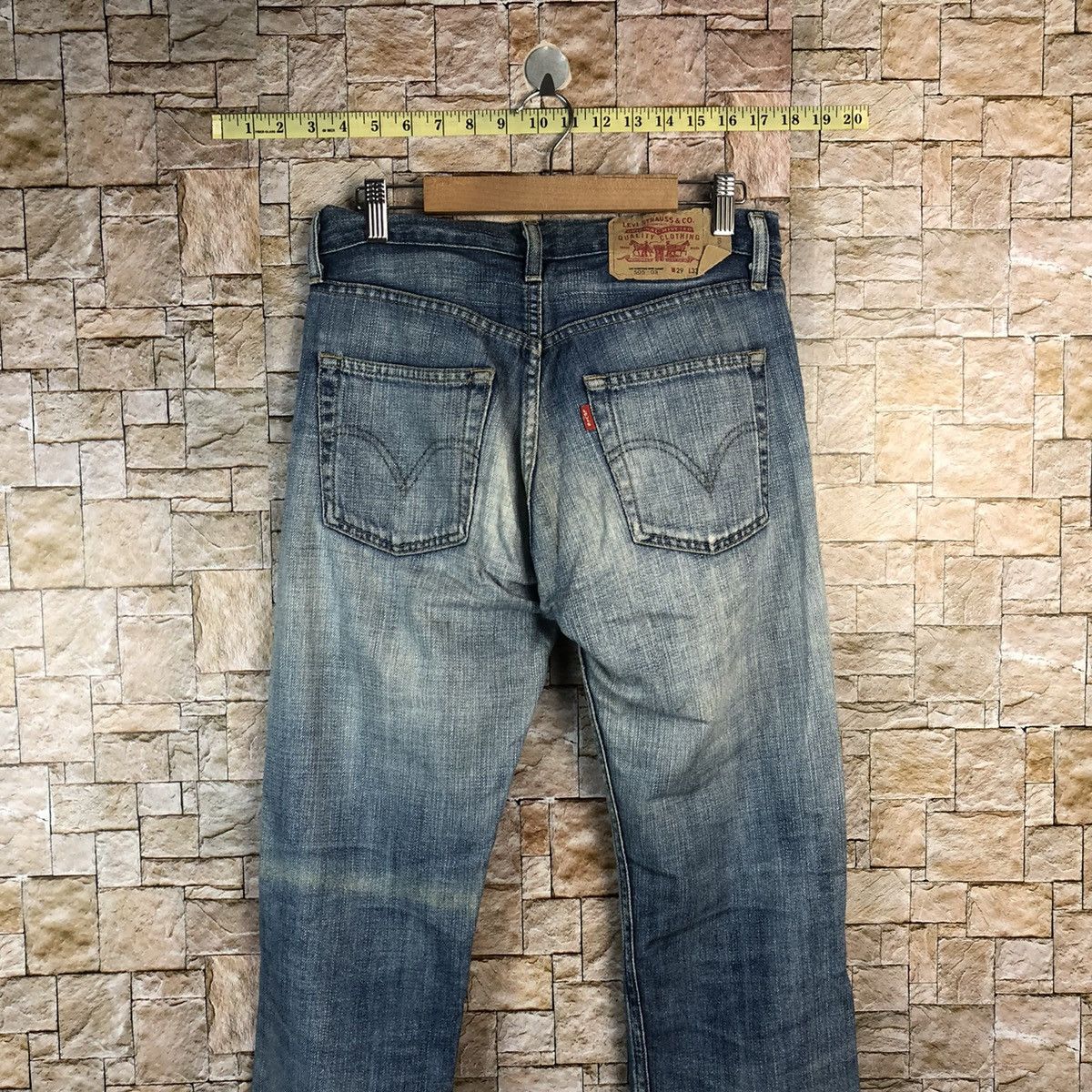 Levi's Levis Blue Distressed faded Denim Pants #A961 Size US 29 - 14 Thumbnail