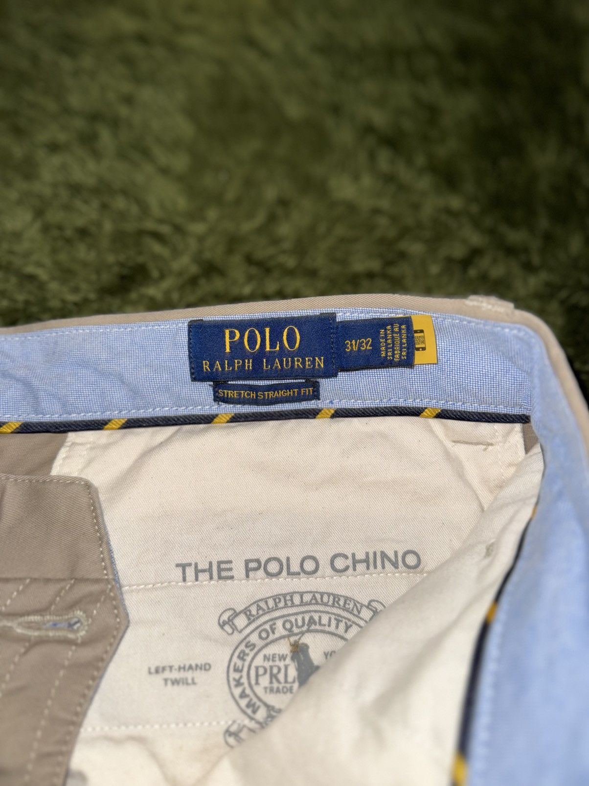 Polo Ralph Lauren [31x32] Polo Ralph Lauren Over Embroidered Logo Chino Pants Size US 31 - 4 Thumbnail
