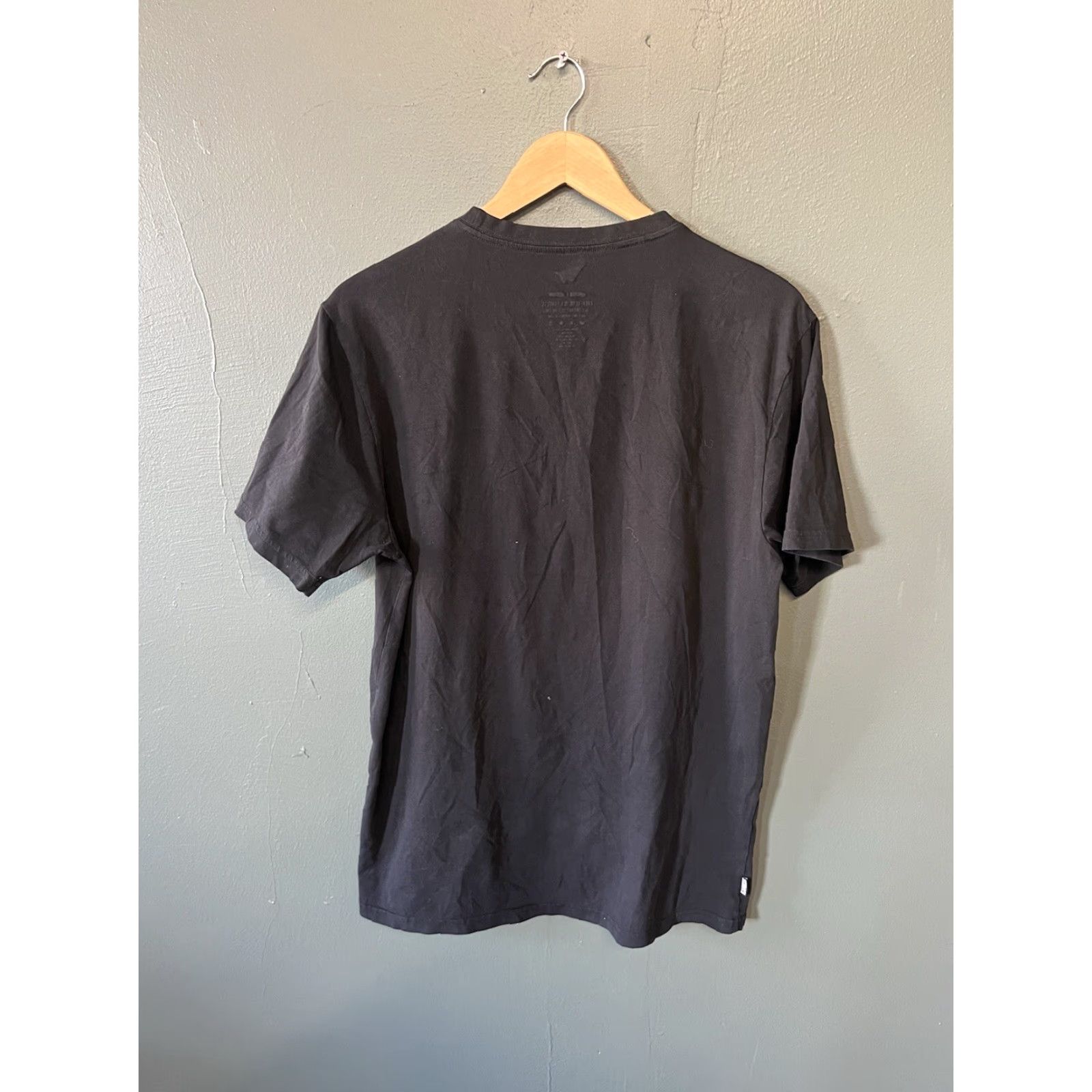 Vintage Paper Planes Greatness is a Process Mens Black Short Sleeve T-shirt L Size US L / EU 52-54 / 3 - 2 Thumbnail