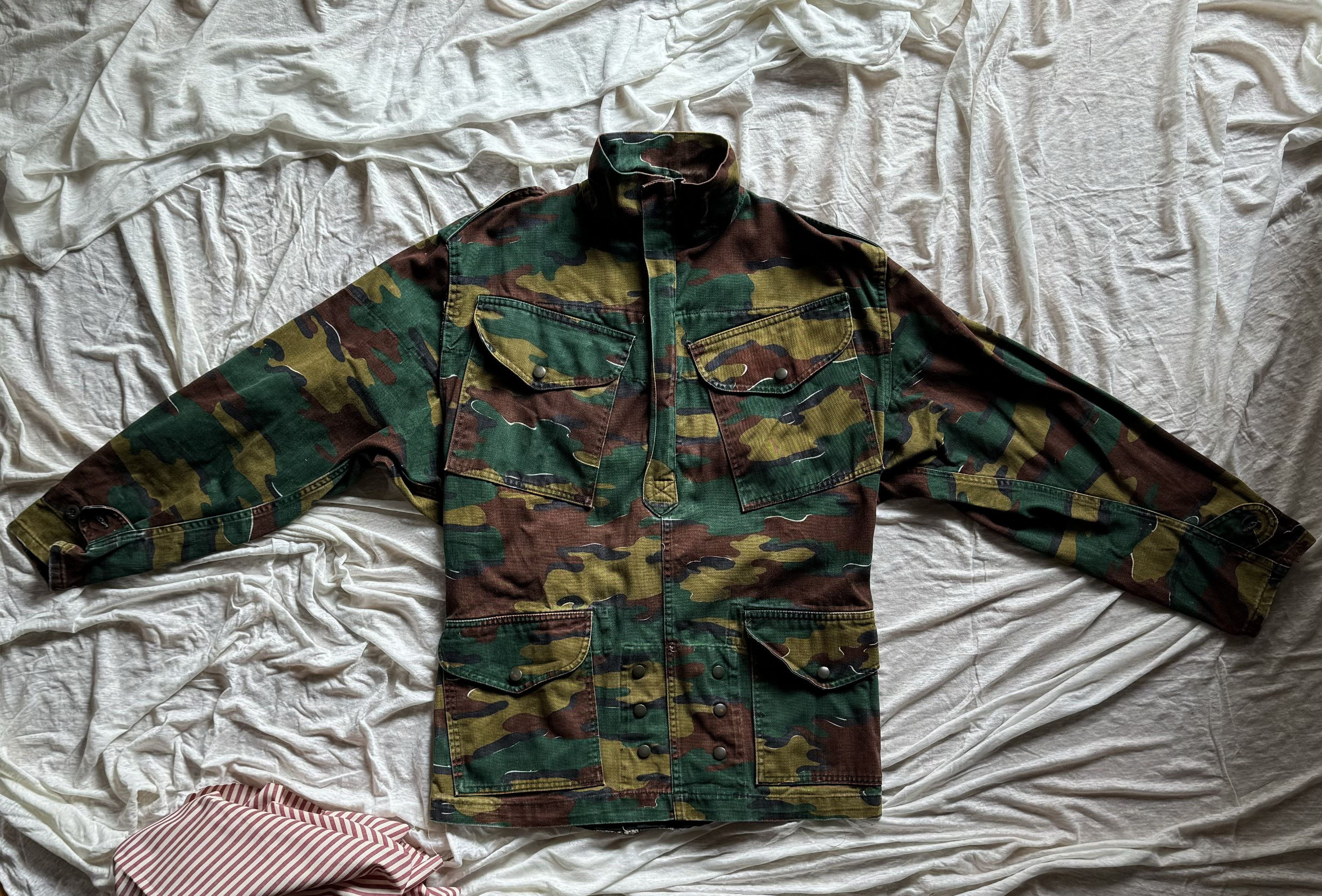 Vintage Airborne Jacket vintage esercito belga 80' Size US M / EU 48-50 / 2 - 2 Thumbnail